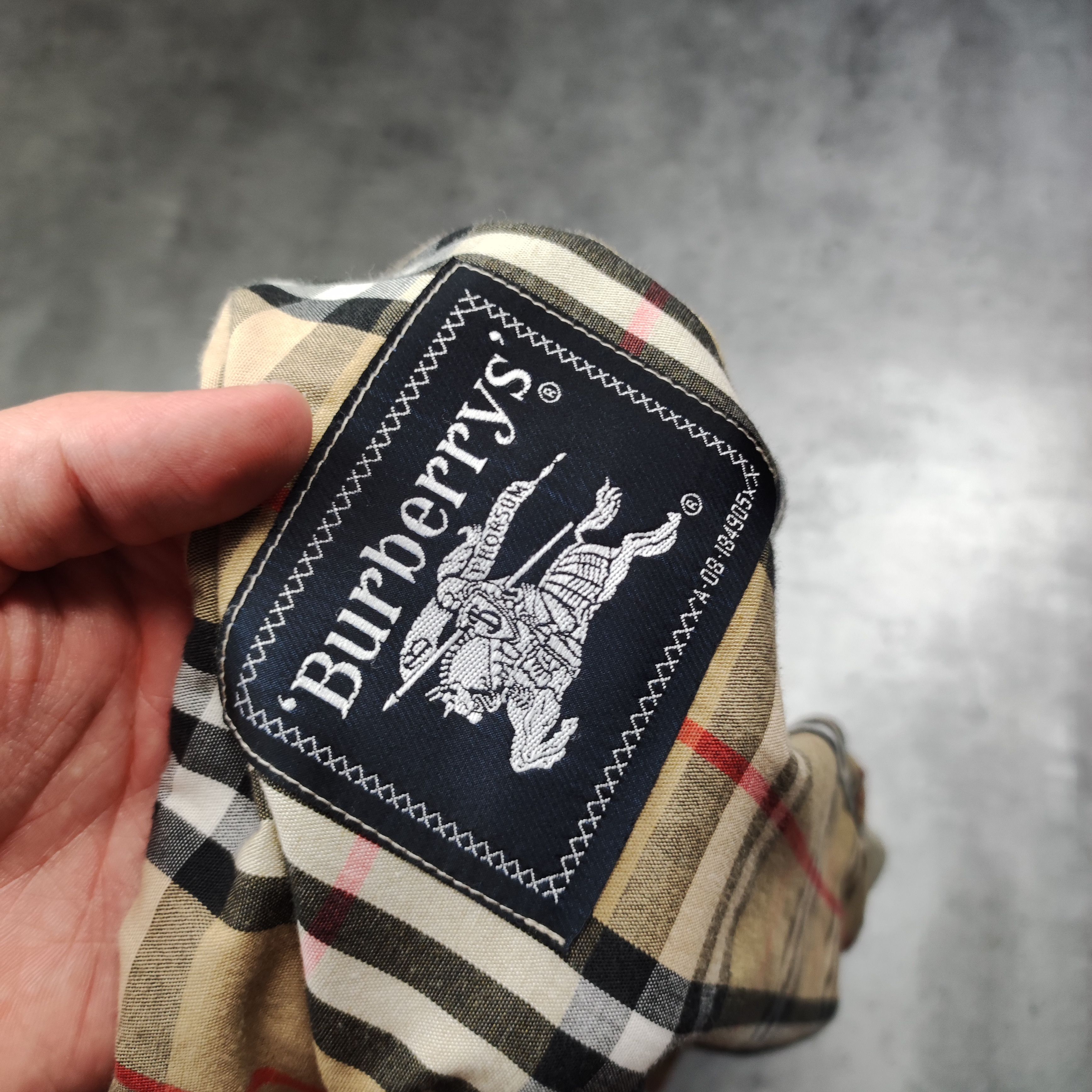 Burberry × Vintage RARE Vintage Beige Burberry London Checkered Light Jacket Size US M / EU 48-50 / 2 - 8 Thumbnail