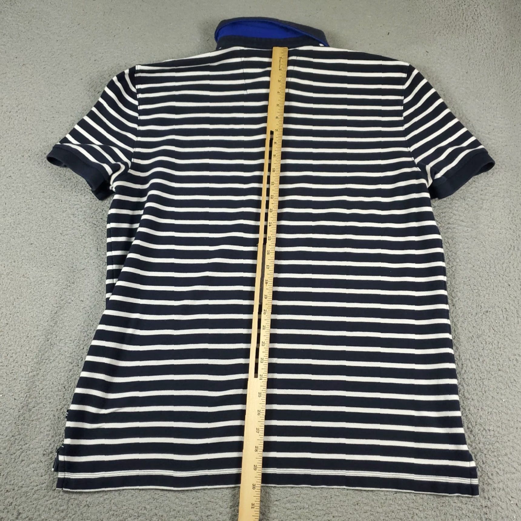 Nautica Nautica Polo Shirt Mens XL Blue Striped Casual Short Sleeve Activewear Size US XL / EU 56 / 4 - 3 Thumbnail