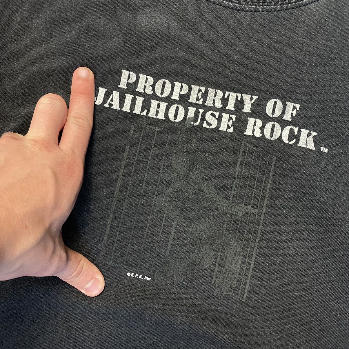 Band Tees Vintage Elvis Presley Jailhouse Rock 90’s band tee Size US L / EU 52-54 / 3 - 3 Thumbnail