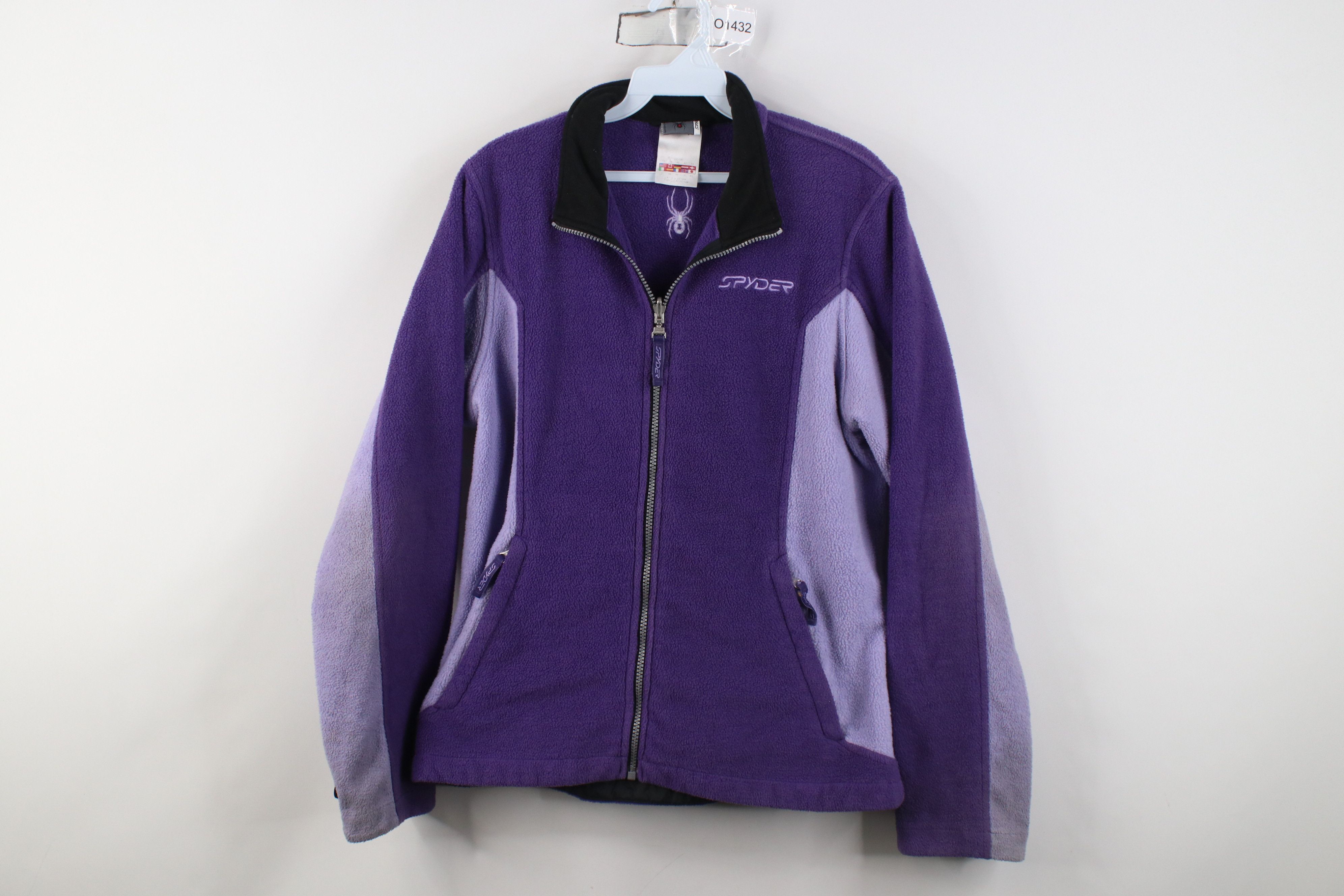 Spyder Vintage 90s Y2K Spyder Block Skiing Fleece Jacket Purple Size XL / US 12-14 / IT 48-50 - 1 Thumbnail