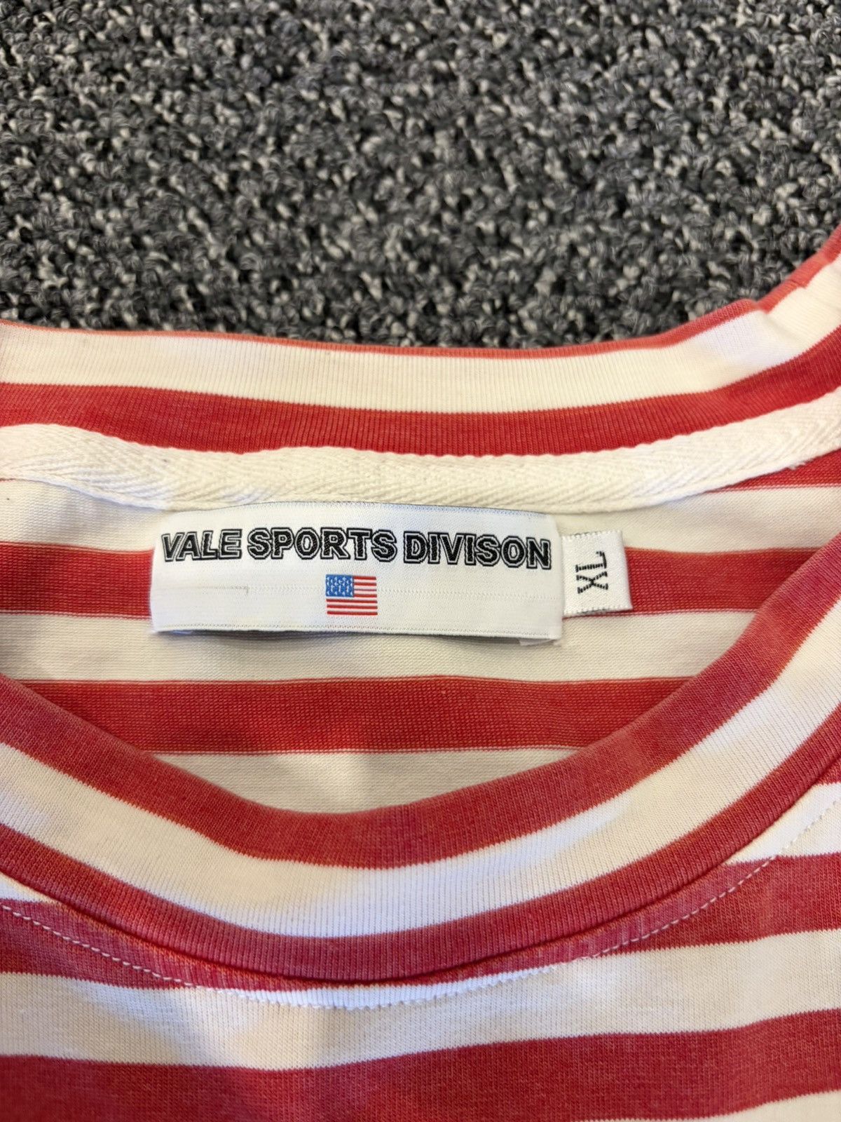 Vale Vale "Valley Track" L/S Red/White Size US XL / EU 56 / 4 - 2 Thumbnail