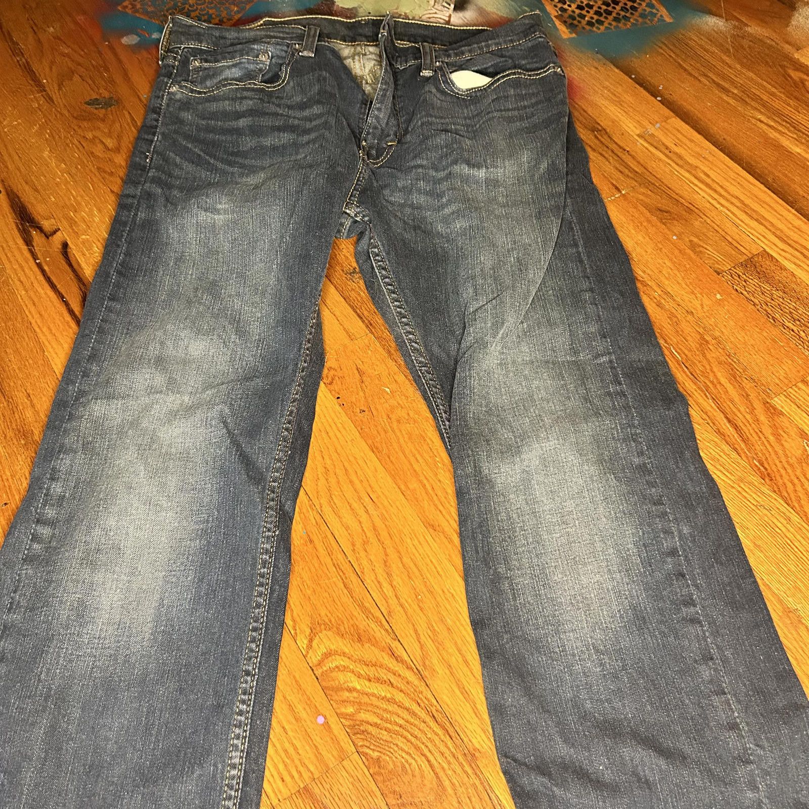 Levi's Levi's 513 Men's Jeans - Classic Blue Denim, W31 L30 Size US 31 - 1 Thumbnail