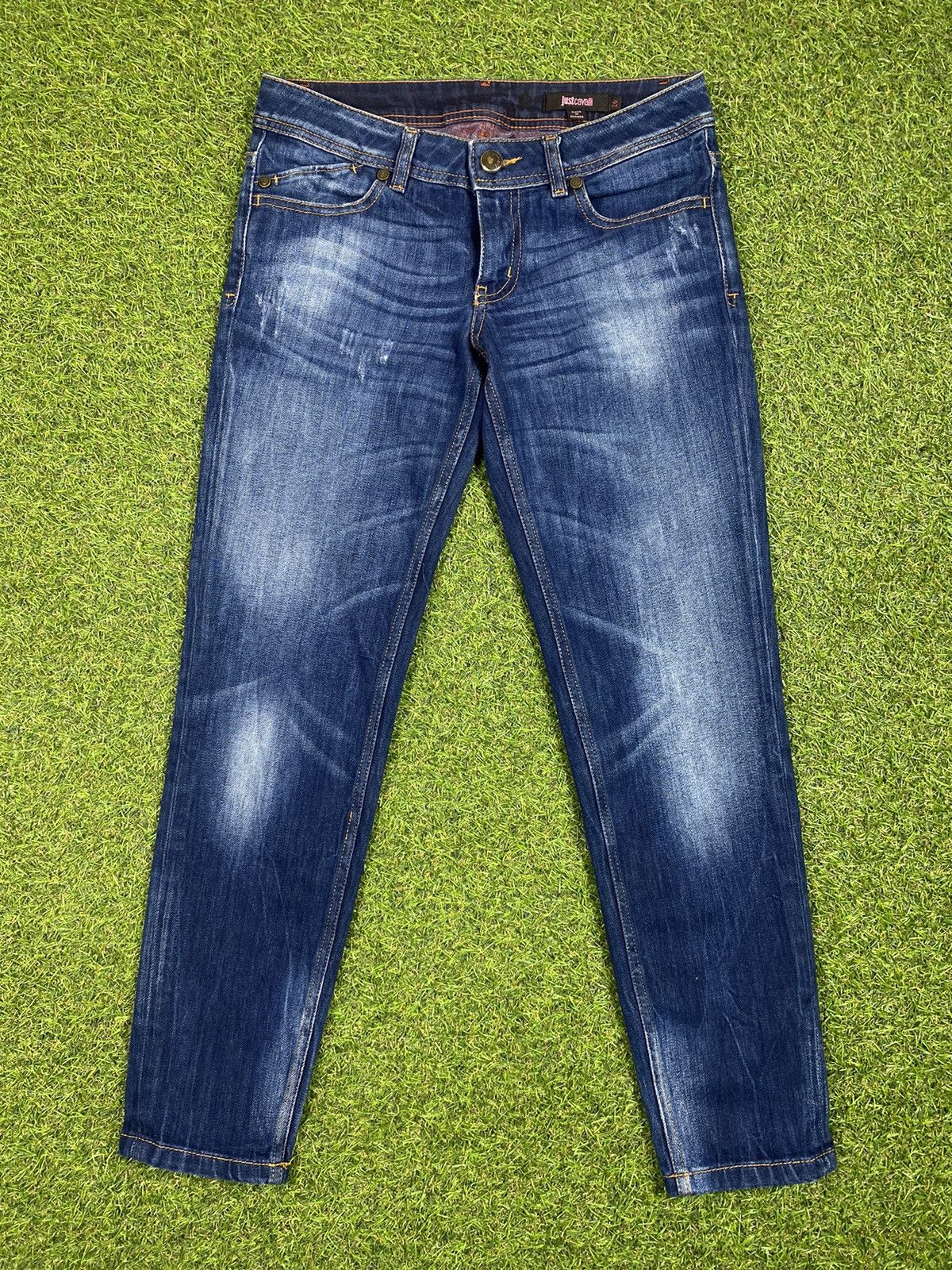 Just Cavalli × Vintage Vintage Y2K Just Cavalli jeans denim streetwear size 26 Size 26" / US 2 / IT 38 - 1 Thumbnail