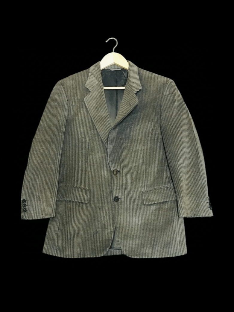 Balenciaga Vintage Balenciaga Corduroy Blazer Size US L / EU 52-54 / 3 - 1 Thumbnail