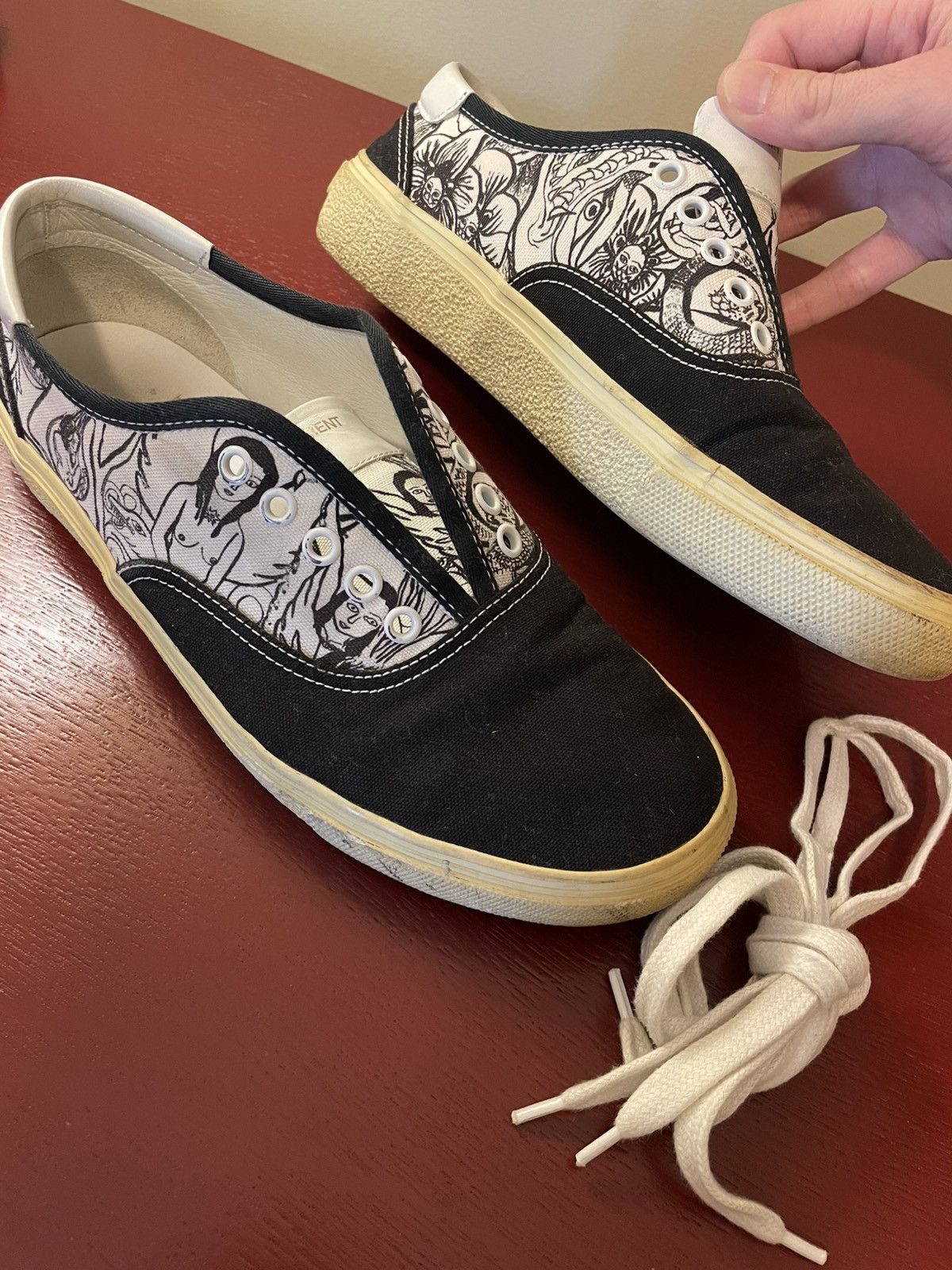 Saint Laurent Paris Ss 16 Sneakers | Grailed
