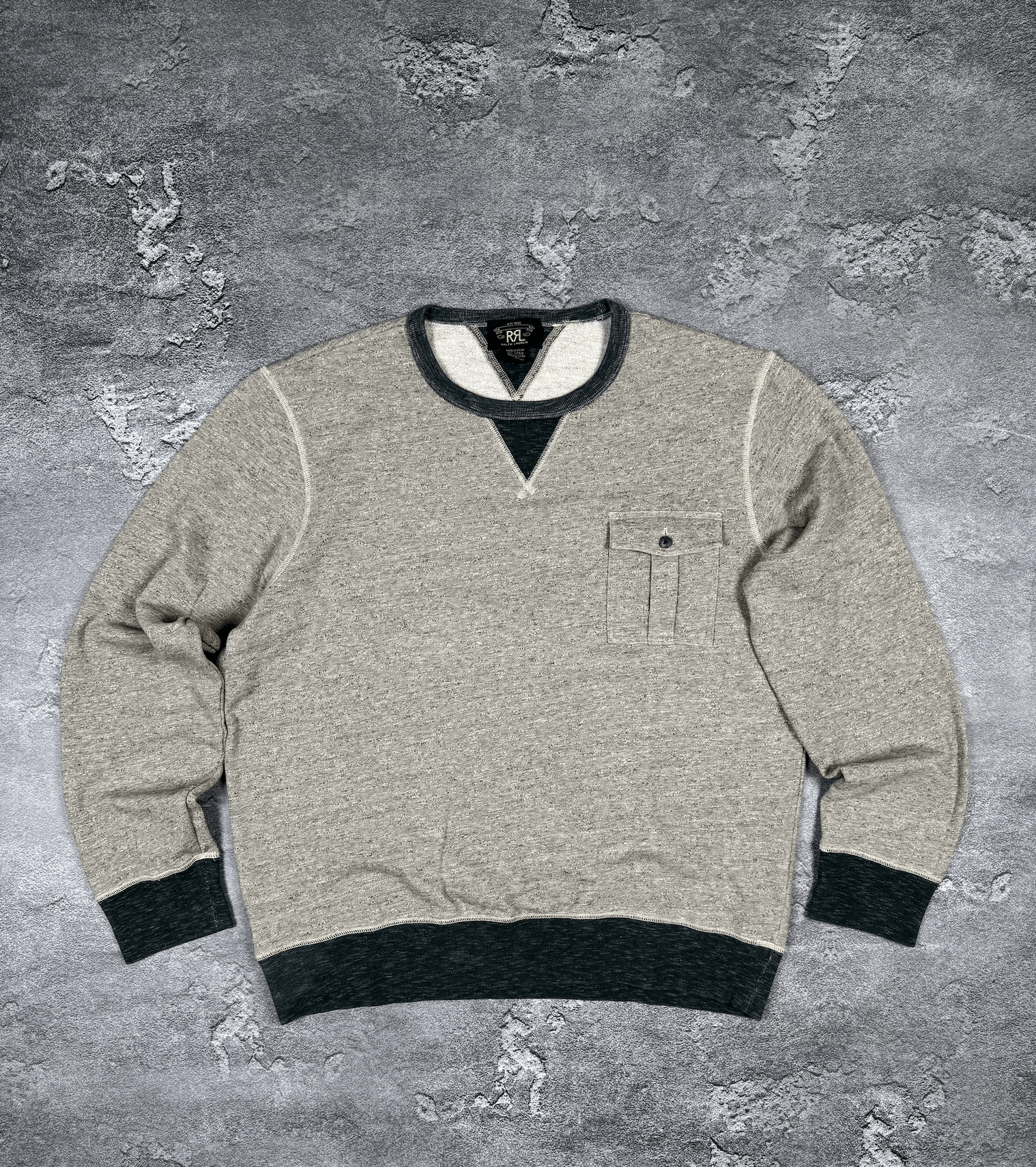 Double Ralph Lauren RRL Crew Neck Sweatshirt Size XL