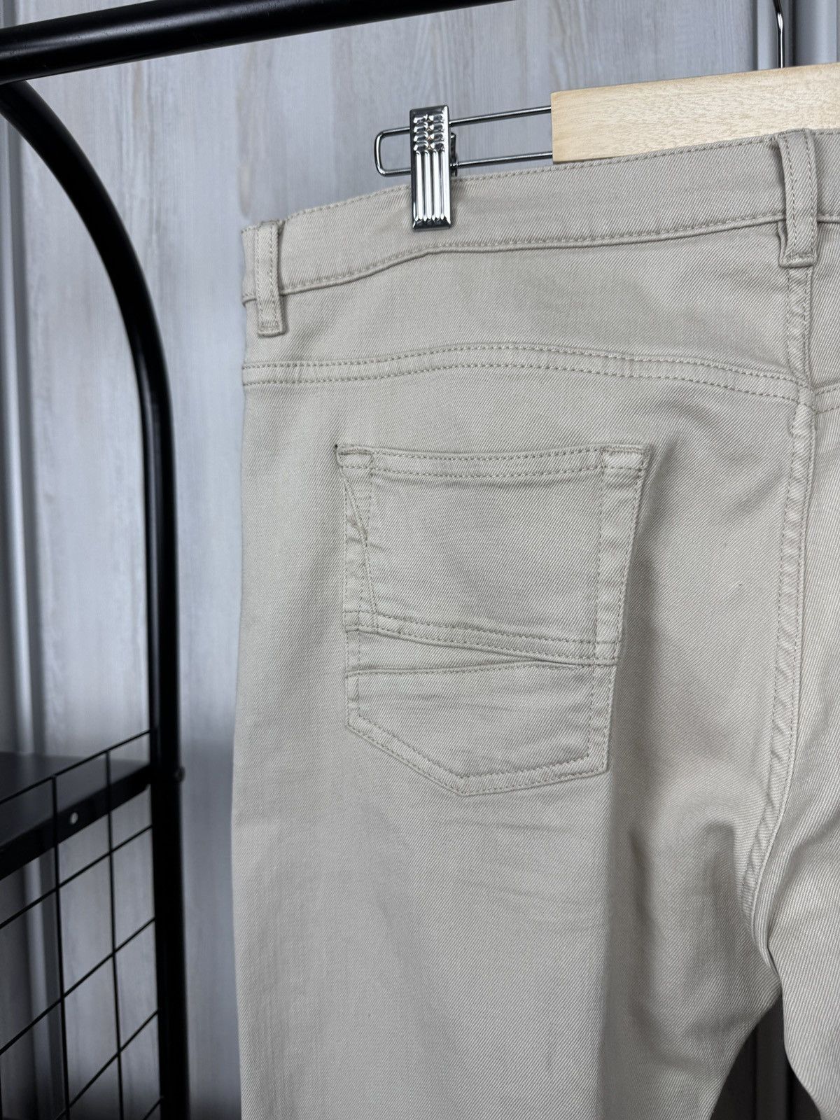 Kenzo Kenzo Paris small logo beige classic chino pants Size US 37 - 14 Thumbnail