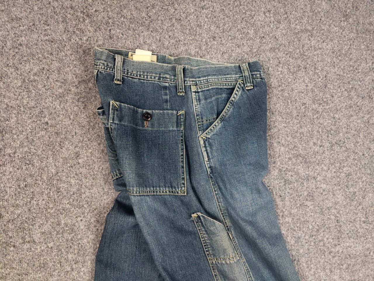 Japanese Brand Vintage Bartack System-u Japanese Denim Faded Jeans Scovill Size US 30 / EU 46 - 13 Thumbnail