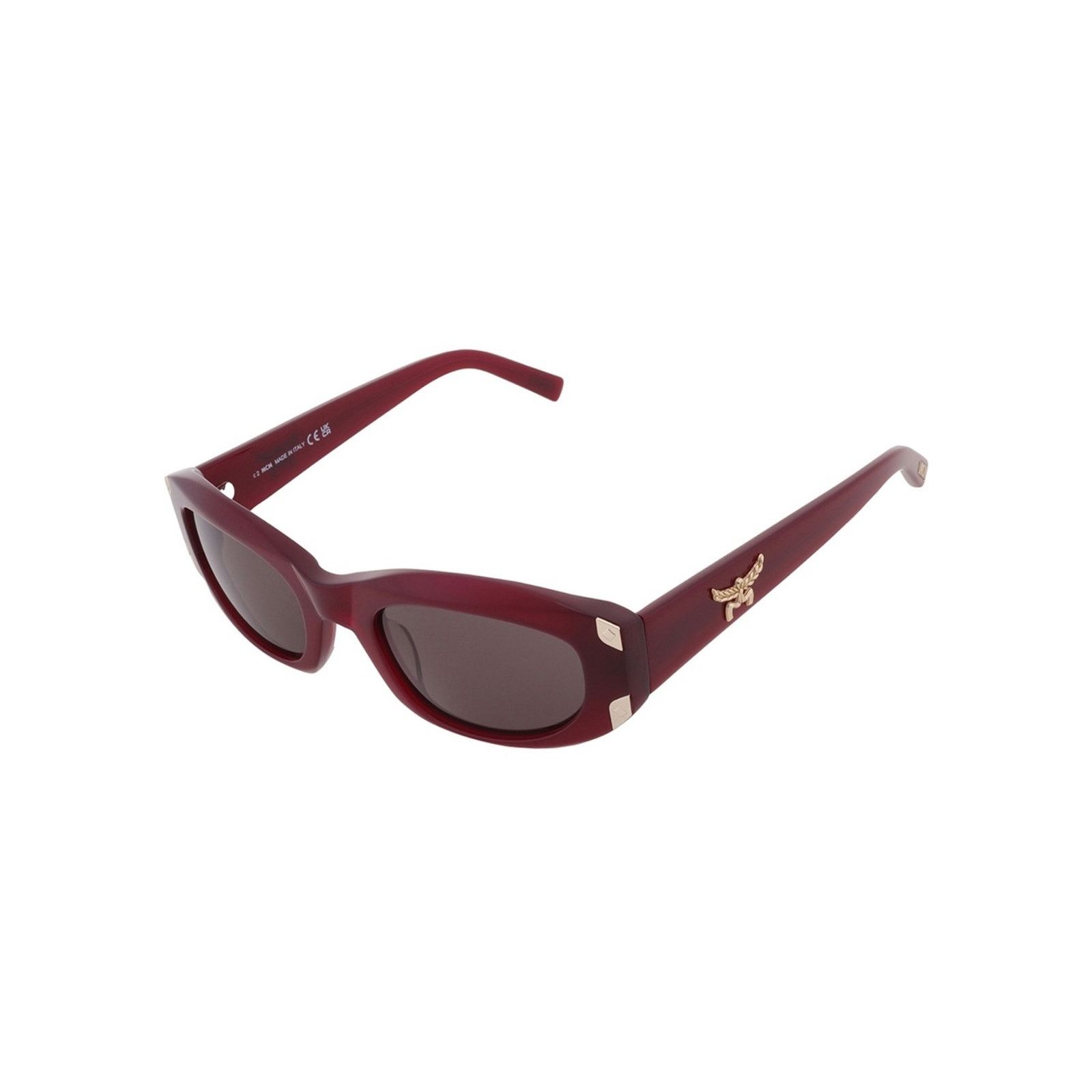 MCM New MCM MW0006 69A Burgundy Oval Sunglasses Authentic Size ONE SIZE - 6 Thumbnail
