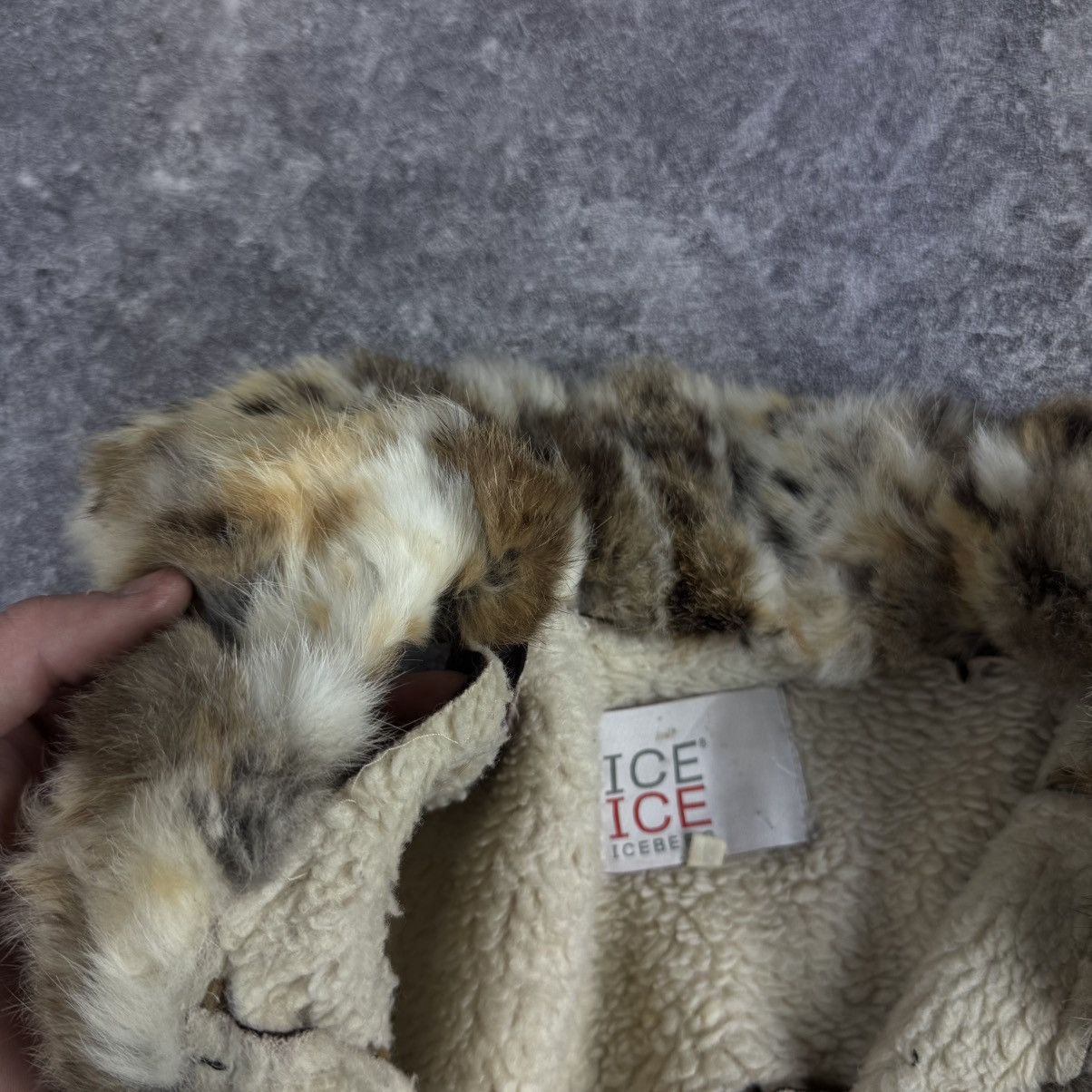 Iceberg Iceberg Vintage 00s Suede Fur Trim Coat / Y2K Aesthetic Size XL / US 12-14 / IT 48-50 - 9 Thumbnail