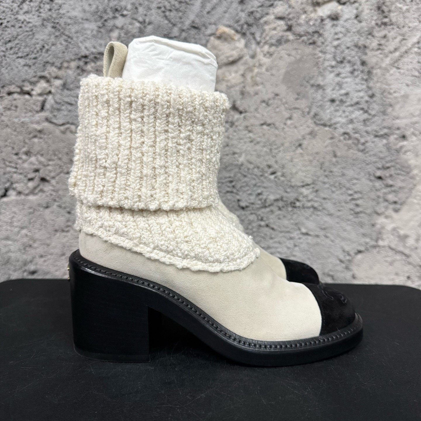 Chanel Chanel Lamb Wool Boots Size US 4 / IT 34 - 1 Thumbnail