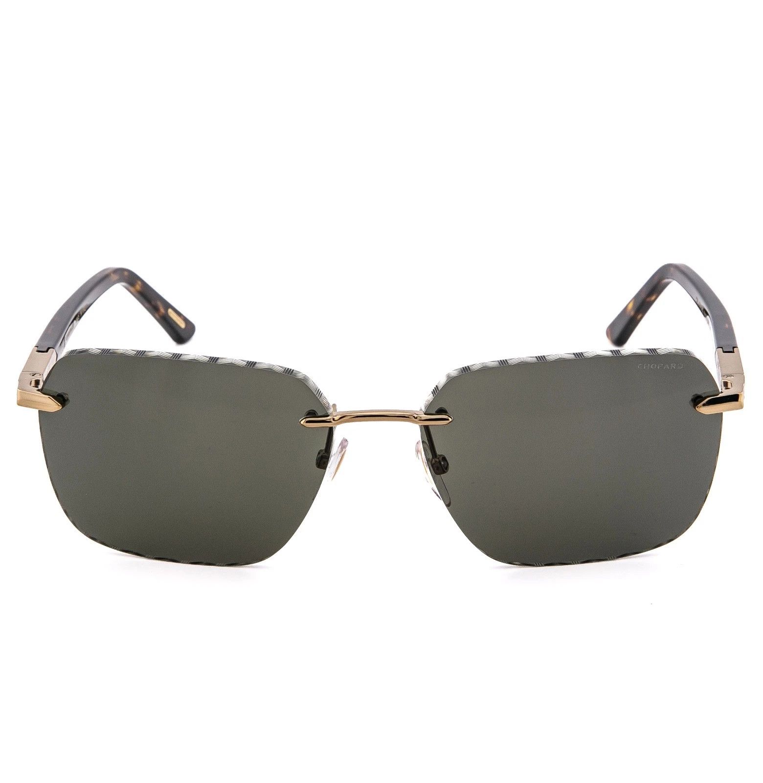 Chopard CHOPARD L.U.C. G62 Aviator Brown SCHG62 Rimless Sunglasses Size ONE SIZE - 2 Thumbnail
