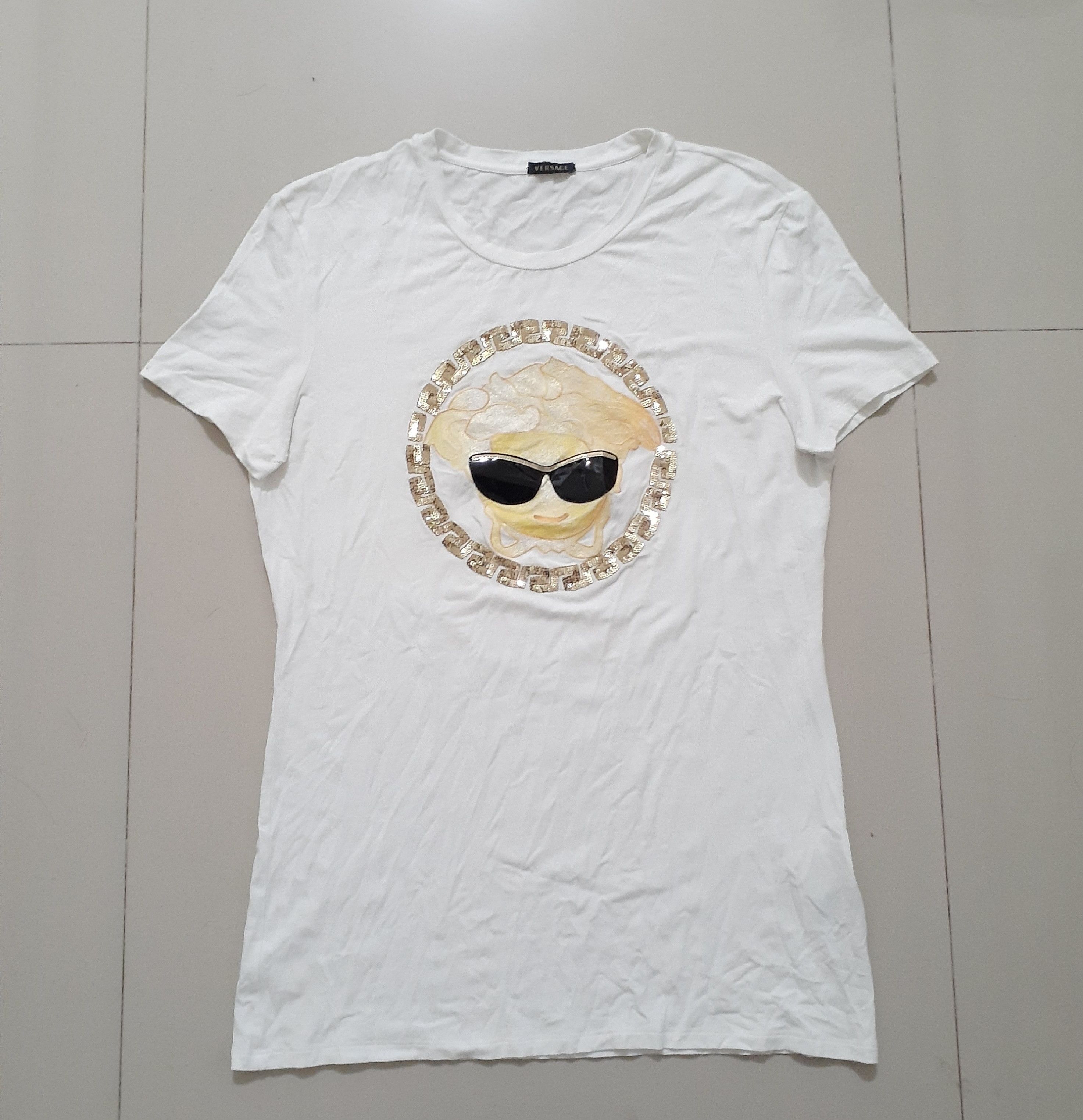 Designer × Versace Versace Medusa Shades Tee Size M / US 6-8 / IT 42-44 - 1 Thumbnail