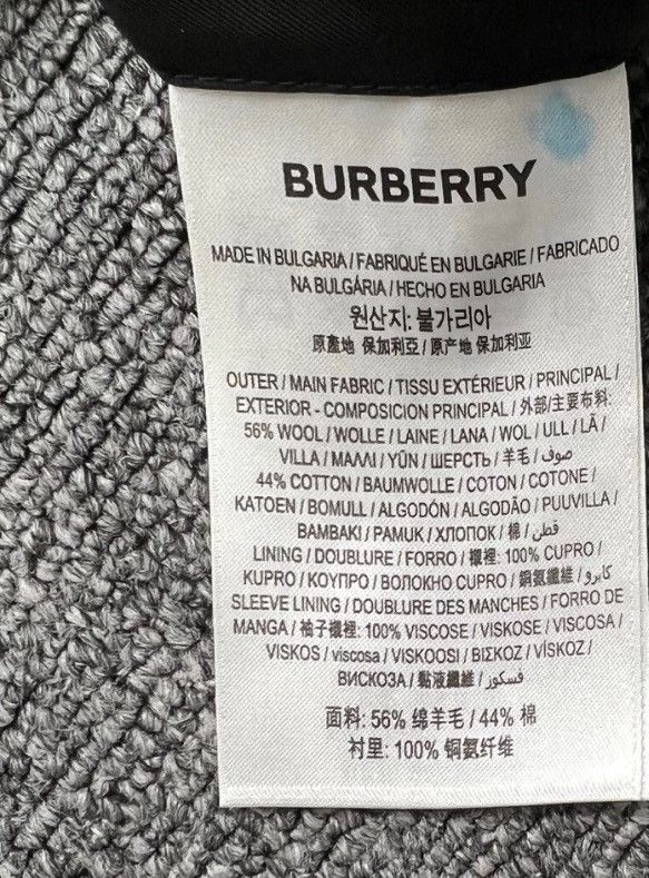 Burberry Burberry / Classic Plaid Embroidered Wool Coat K12 Size US M / EU 48-50 / 2 - 8 Thumbnail