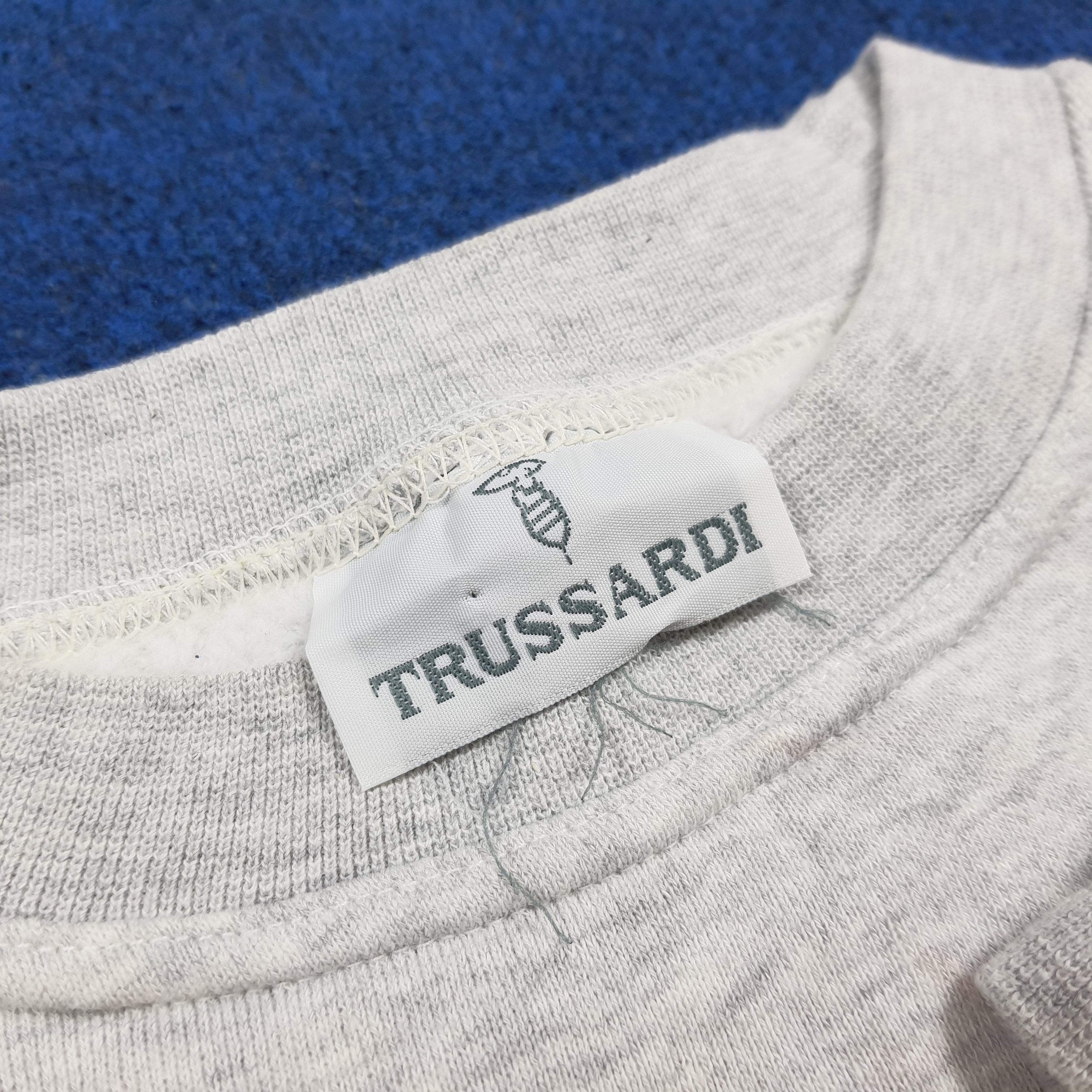 Trussardi Vintage Trussardi Sweatshirt Logo Tartan Embroidery C292N11 Size US M / EU 48-50 / 2 - 6 Thumbnail