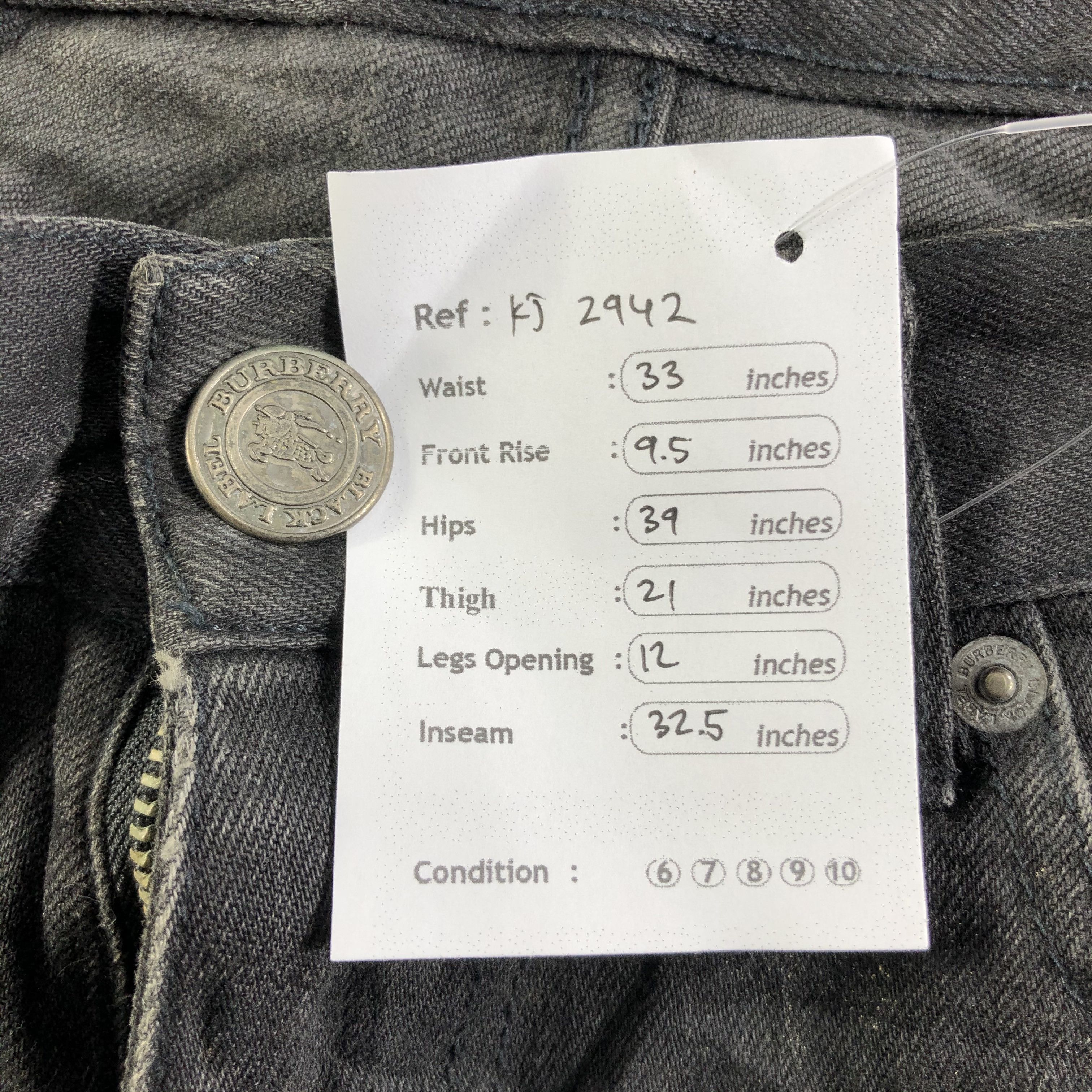Burberry Burberry Black Label Jeans Skinny Denim KJ2942 Size US 30 / EU 46 - 10 Thumbnail