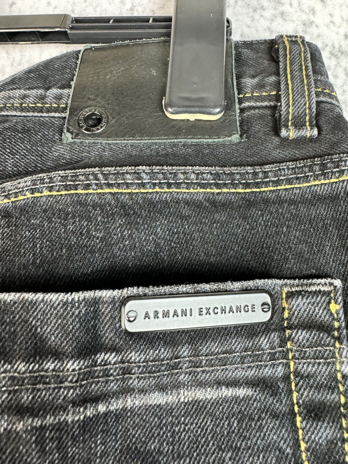Armani ARMANI JEANS Mens Denim Pants Black Jeans Size US 34 / EU 50 - 4 Thumbnail