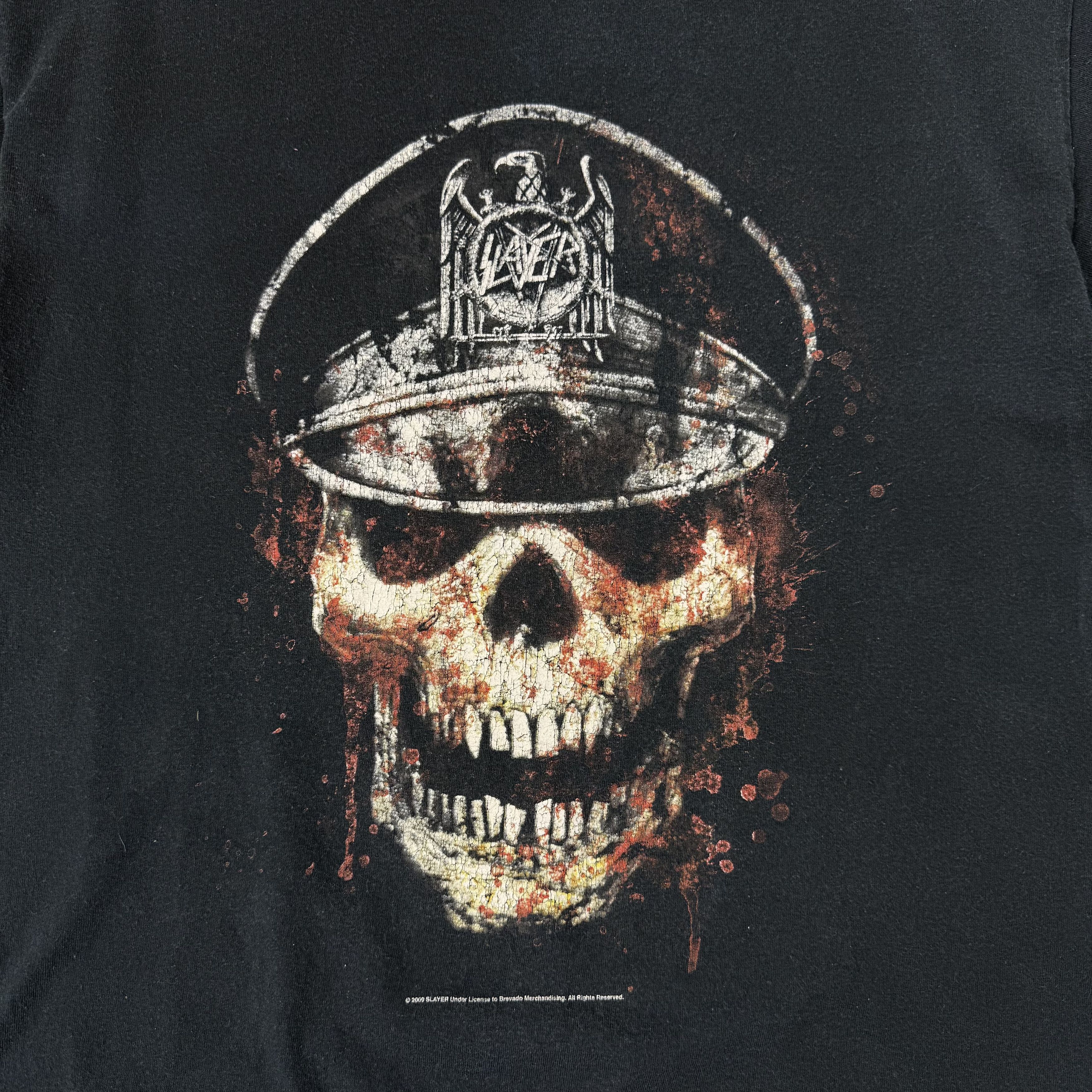 Slayer Vintage Slayer 09' Skull Hat Graphic Rock Band Tee Shirt Size US L / EU 52-54 / 3 - 6 Thumbnail