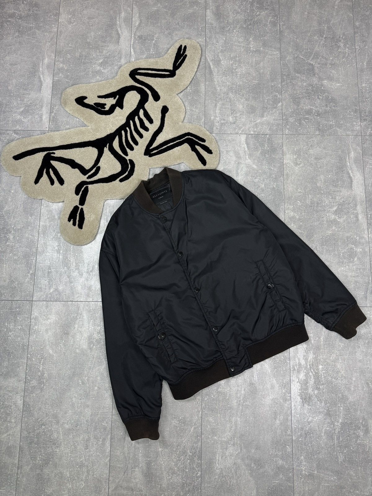 Allsaints × Japanese Brand × Vintage Mens Vintage AllSaints kitson bomber nylon jacket Japanese Size US L / EU 52-54 / 3 - 1 Thumbnail