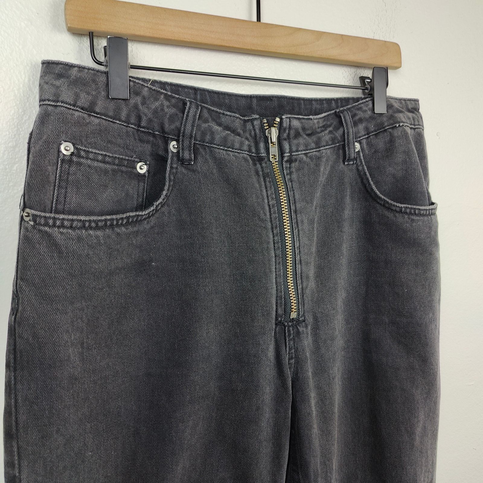 Ksubi Ksubi Arrow Jeans Womens 30 Viper Black Wash Straight Leg Size 30" / US 8 / IT 44 - 4 Thumbnail