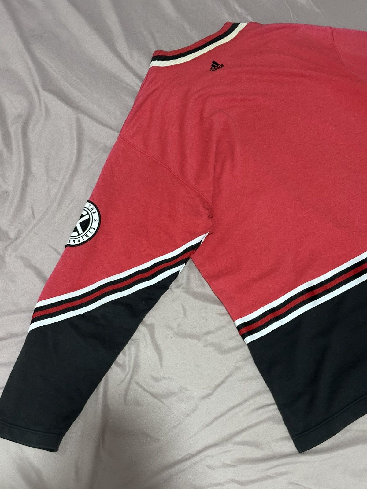 Adidas Adidas Trefoil Big Logo Three Stripes Sweatshirt Size US L / EU 52-54 / 3 - 6 Thumbnail