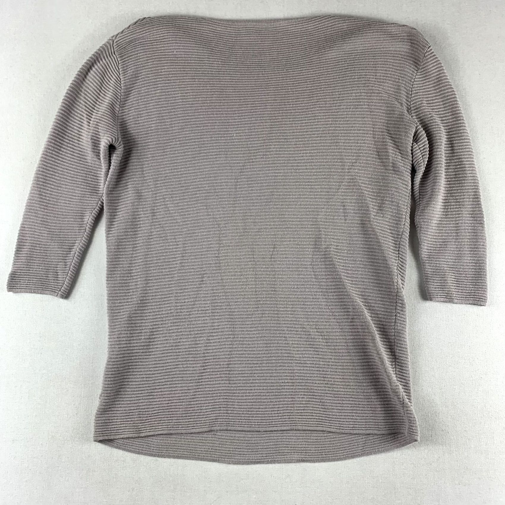 Vintage WILFRED SWEATSHIRT WOMENS XS MAUVE WAFFLE PRINT 3/4 SLEEVE TOP Size XS / US 0-2 / IT 36-38 - 2 Thumbnail