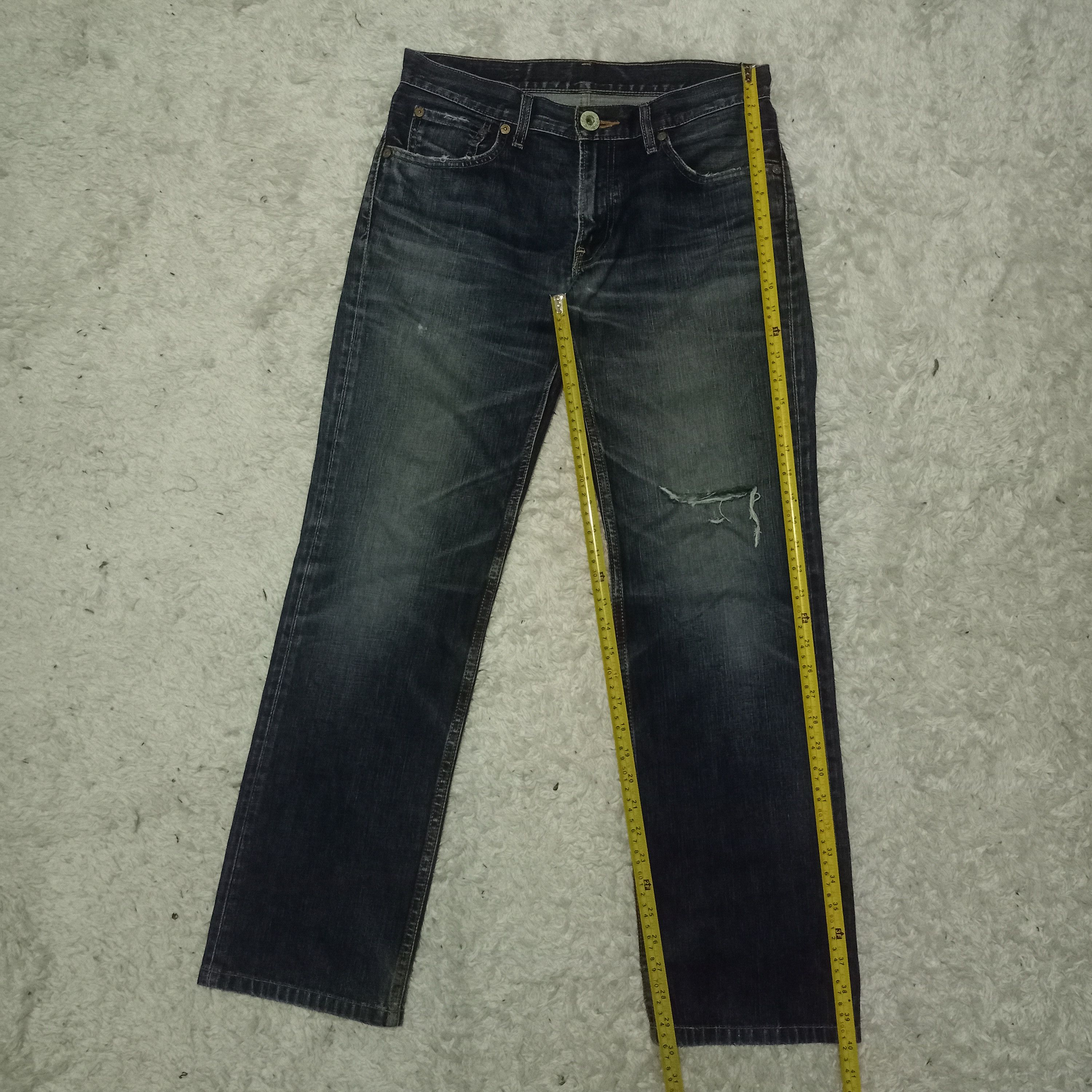 Levi's Vintage 90s Levis 502 Mud Wash Distressed Loose Jeans 32x30 Size US 32 / EU 48 - 10 Thumbnail