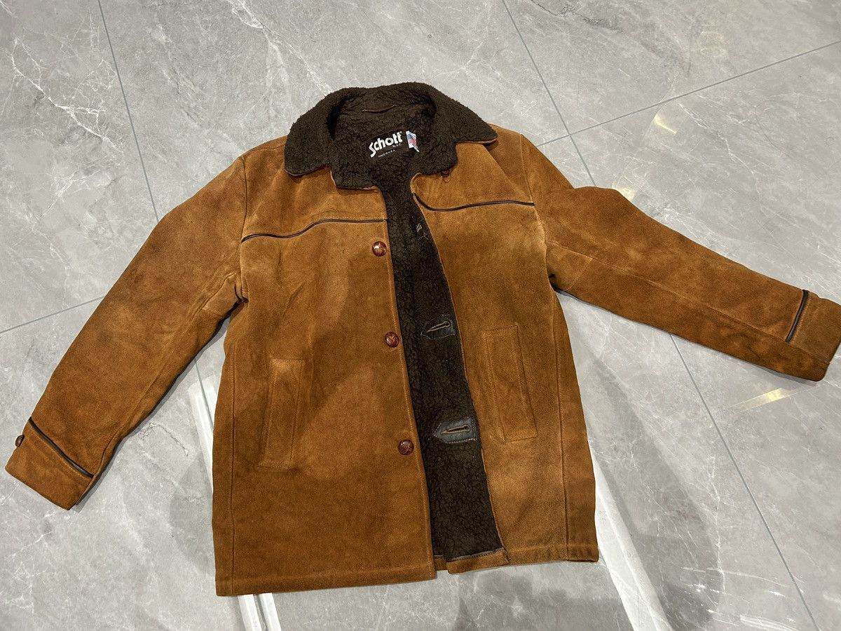 Schott Schott Vintage Leather Jacket Size S / US 4 / IT 40 - 4 Thumbnail