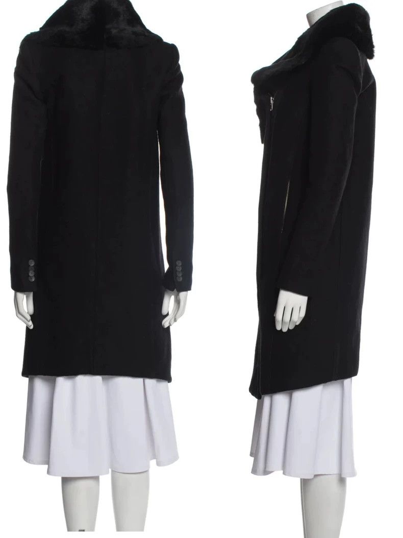 Helmut Lang HELMUT LANG sizeP Black textured fur real rabbit hair long Size XS / US 0-2 / IT 36-38 - 4 Thumbnail