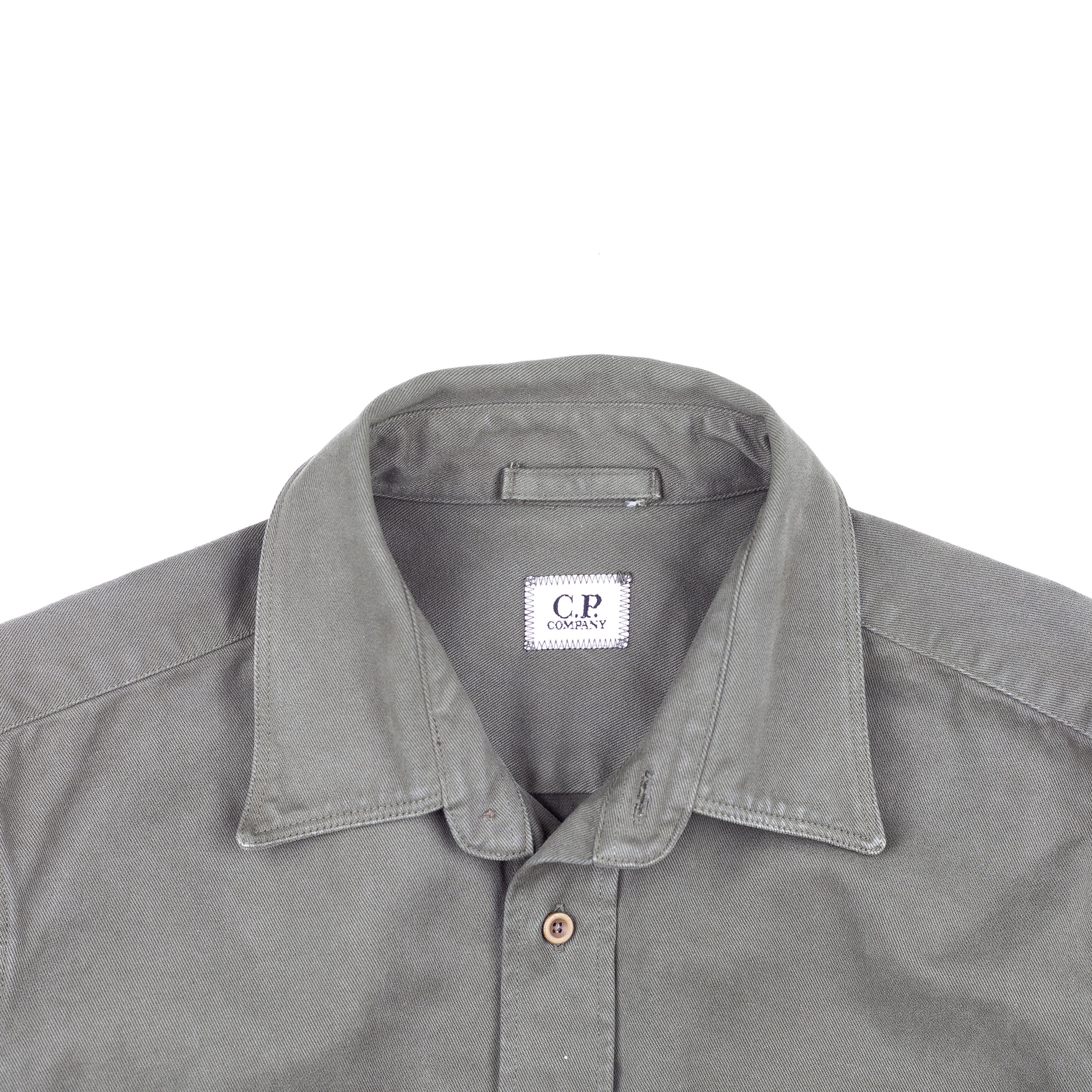 C.P. Company CP Company Military Green Long Sleeve Shirt (M) Size M / US 6-8 / IT 42-44 - 4 Thumbnail