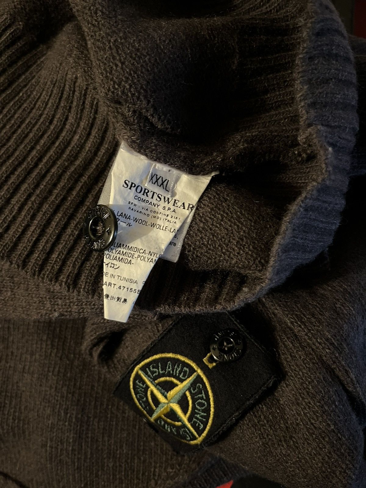 Stone Island × Vintage Stone Island Button Up Quarter size XXXL Size US XXL / EU 58 / 5 - 4 Thumbnail
