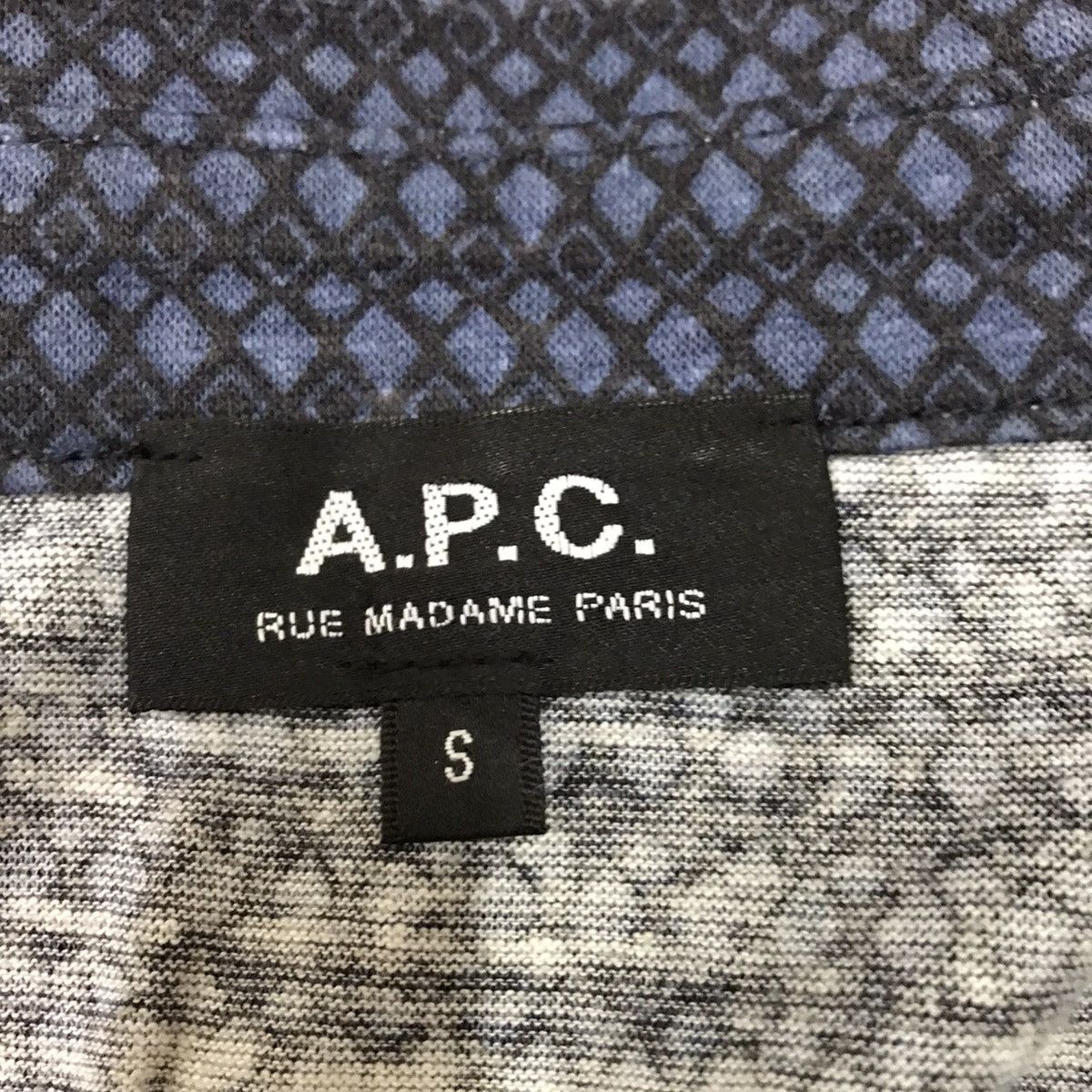 A.P.C. × Designer × Japanese Brand A.P.C. Perfect Fit Blueprint Button Up Sleeveless Shirtdress Size S / US 4 / IT 40 - 4 Thumbnail