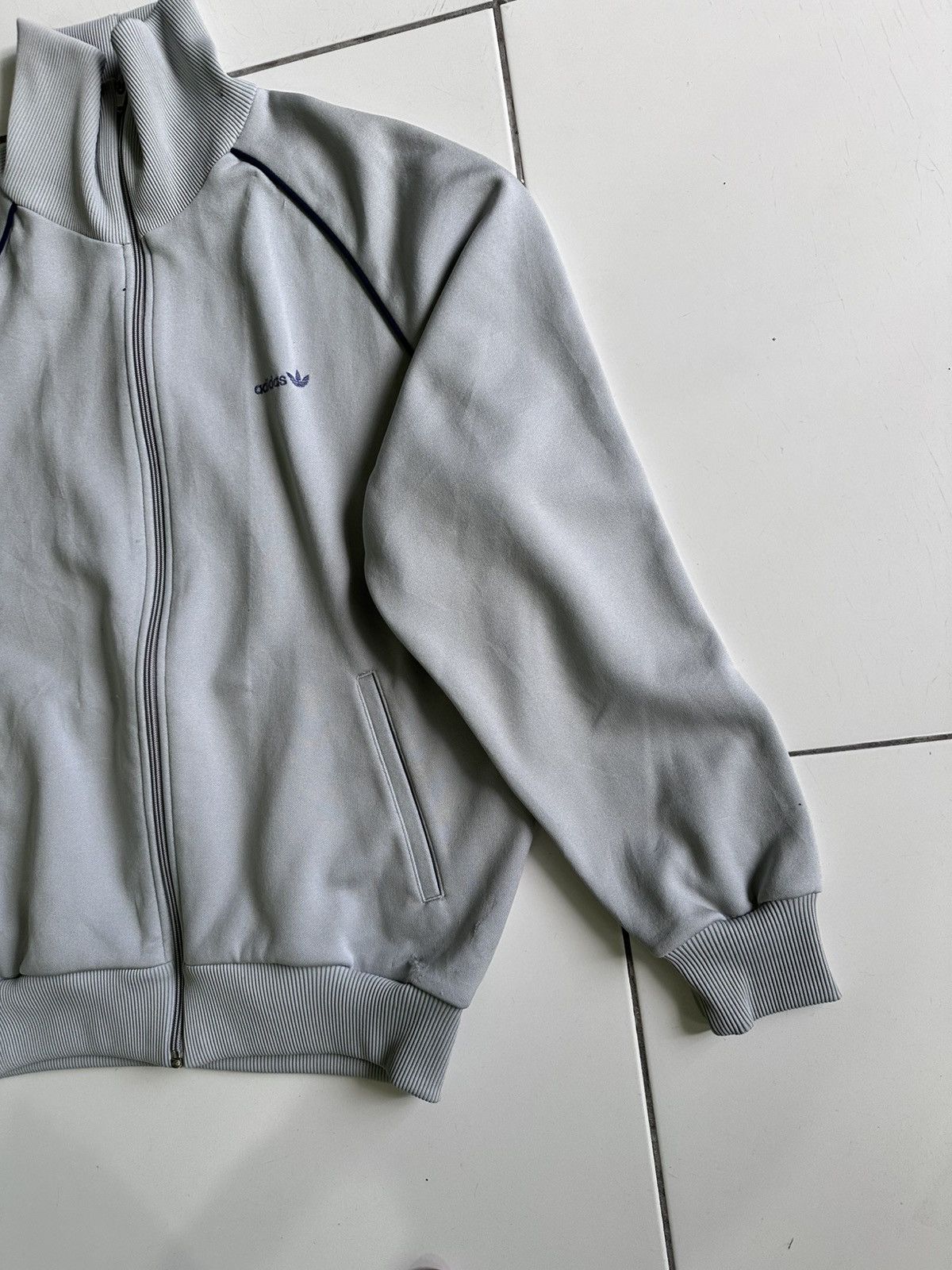Adidas Vintage 70s West germany Adidas Tracktop Size US L / EU 52-54 / 3 - 3 Thumbnail
