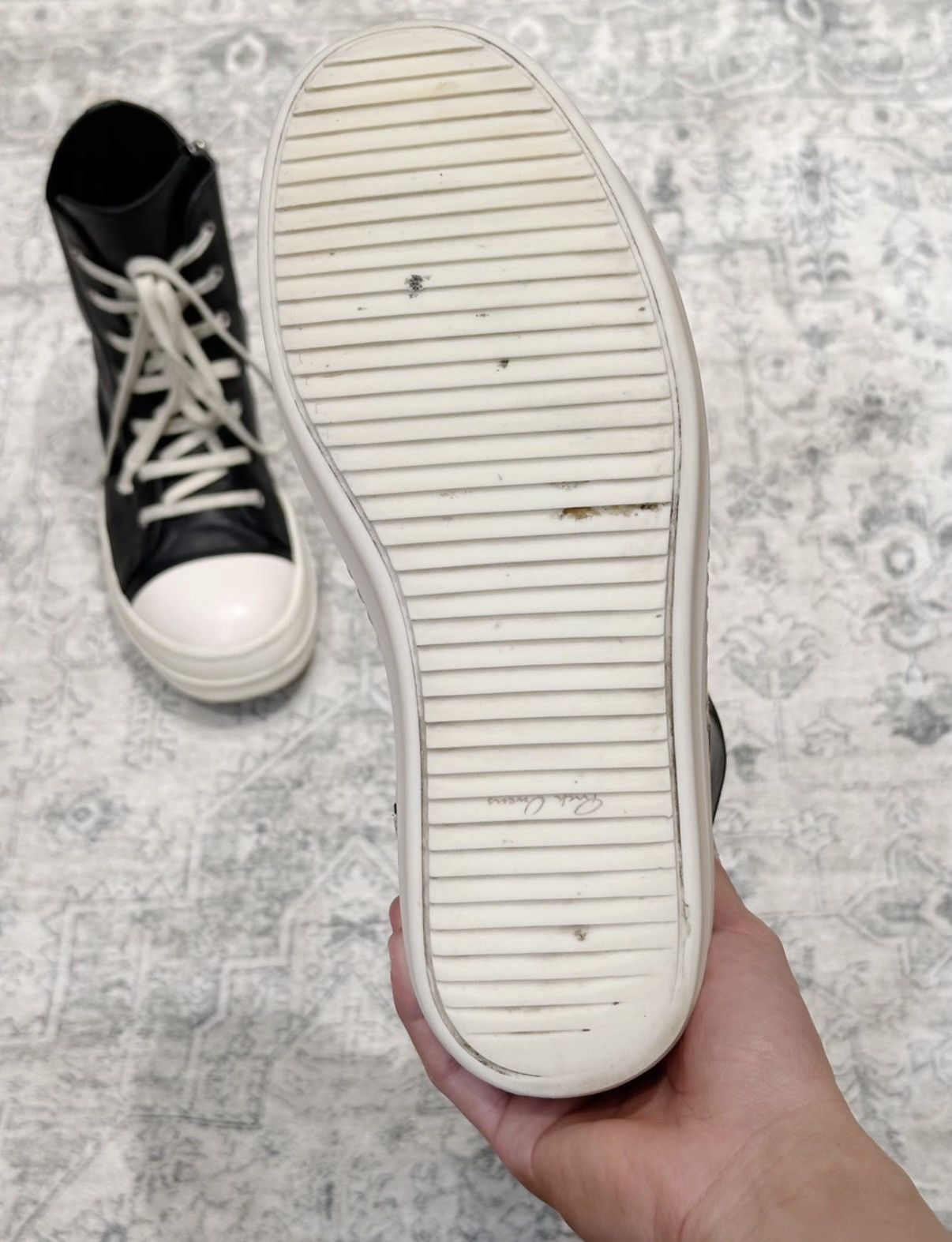 Rick Owens Rick Owens Mainline High-Top Big Converse Shiny Calfskin Size US 8 / EU 41 - 8 Thumbnail
