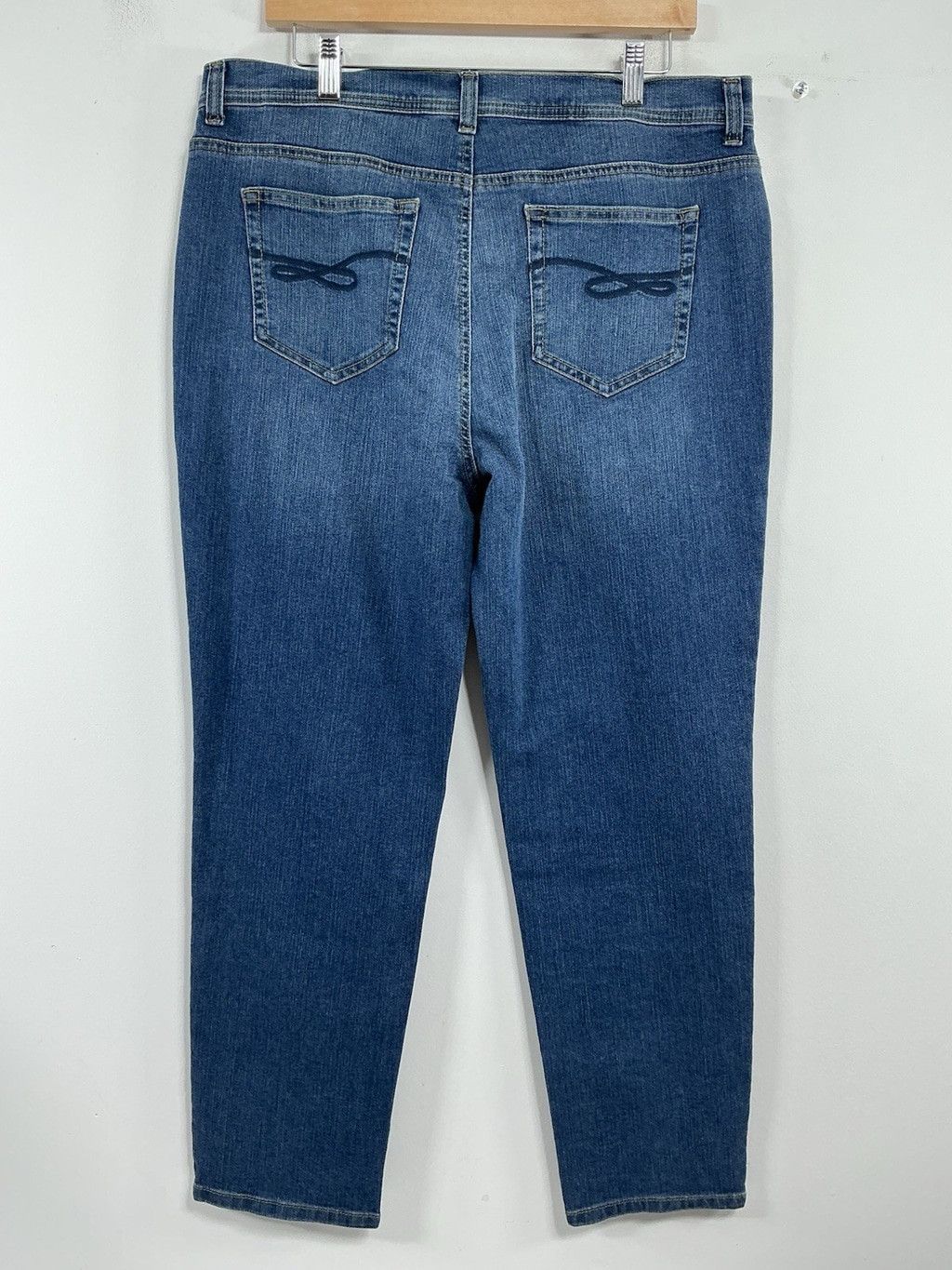 Style & Co Womans Style & Co Slim Leg Blue Jeans 16P 0110/J-3 Size 38" / US 16 / IT 52 - 2 Thumbnail