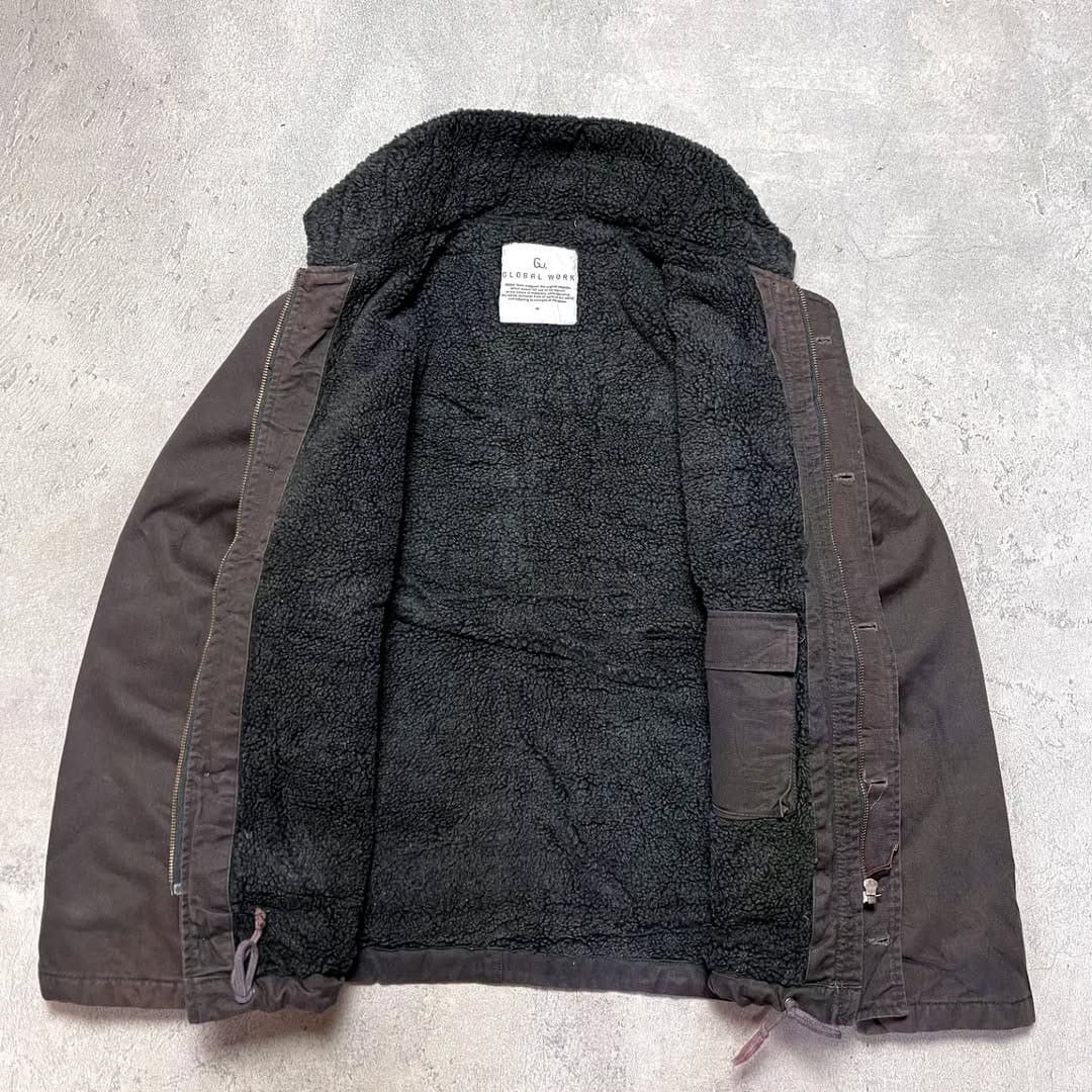 Japanese Brand Japanese brand global work sherpa deck jacket Size US M / EU 48-50 / 2 - 5 Thumbnail
