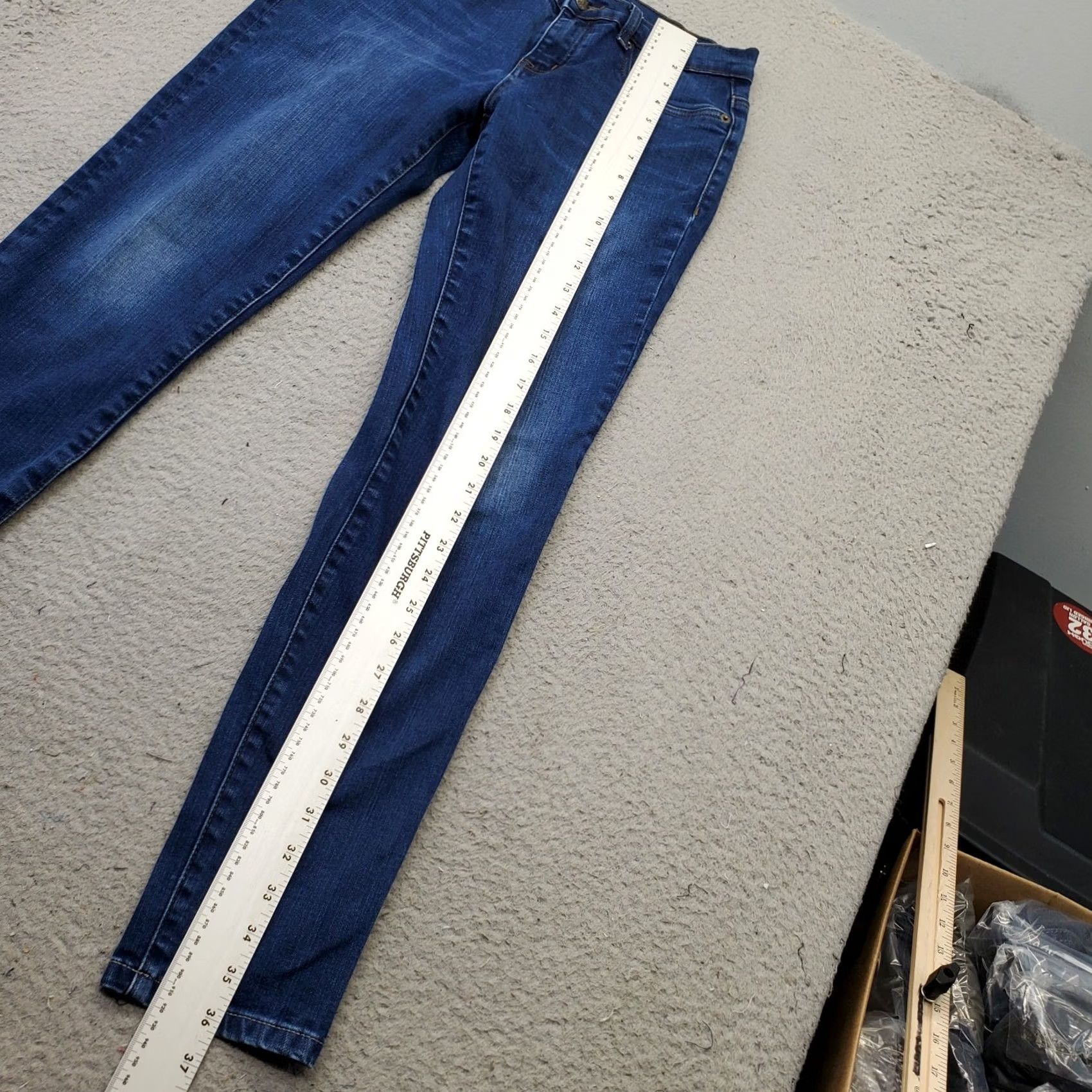 Denime Henry & Belle Jeans Womens 28 Blue Denim Secret Slim Fit Push Stretch Skinny Leg Jeans Size 28" / US 6 / IT 42 - 4 Thumbnail