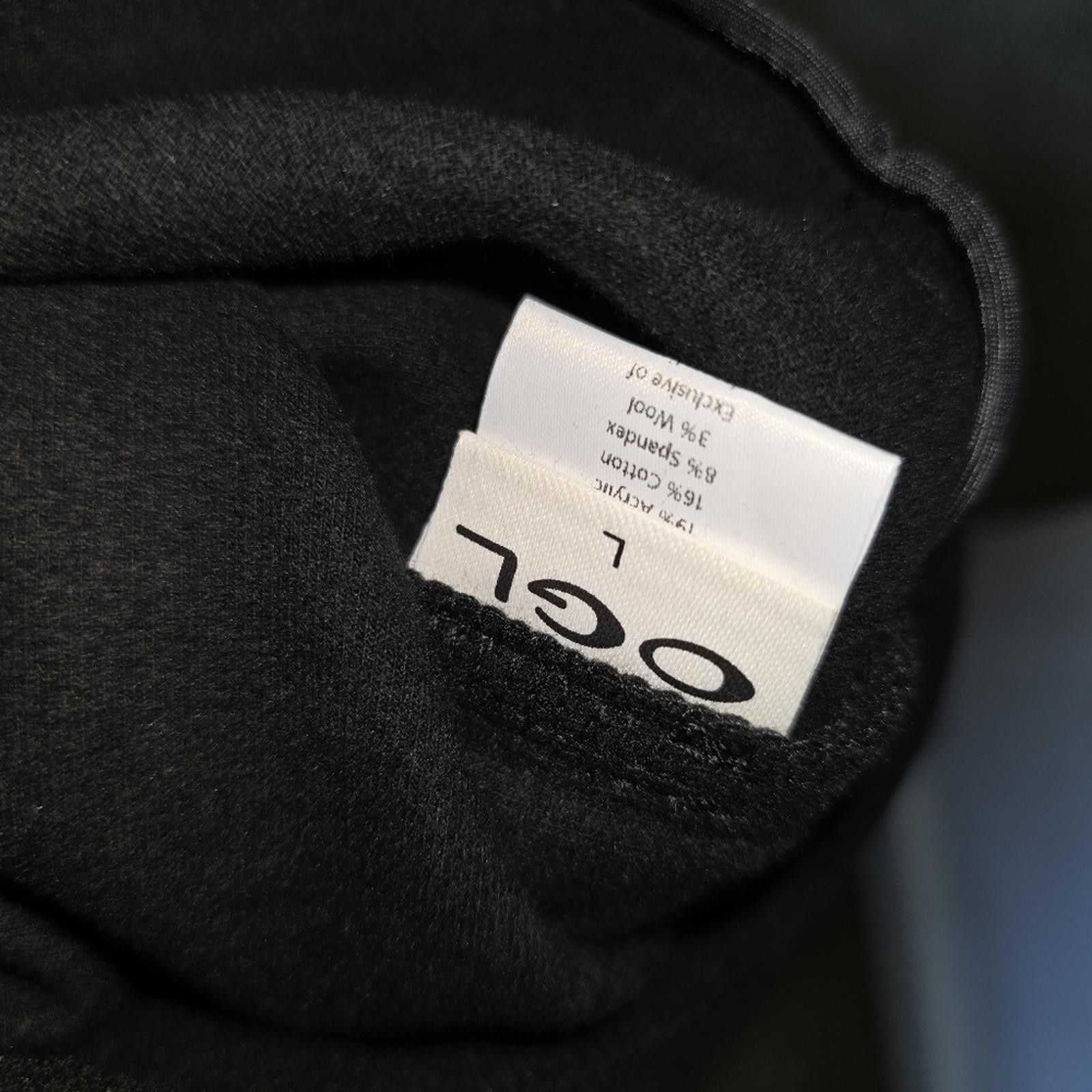 Designer OGL Black FuzzLuxe High Waisted Umbrella Hem Midi Skirt Size 36" / US 14 / IT 50 - 3 Thumbnail