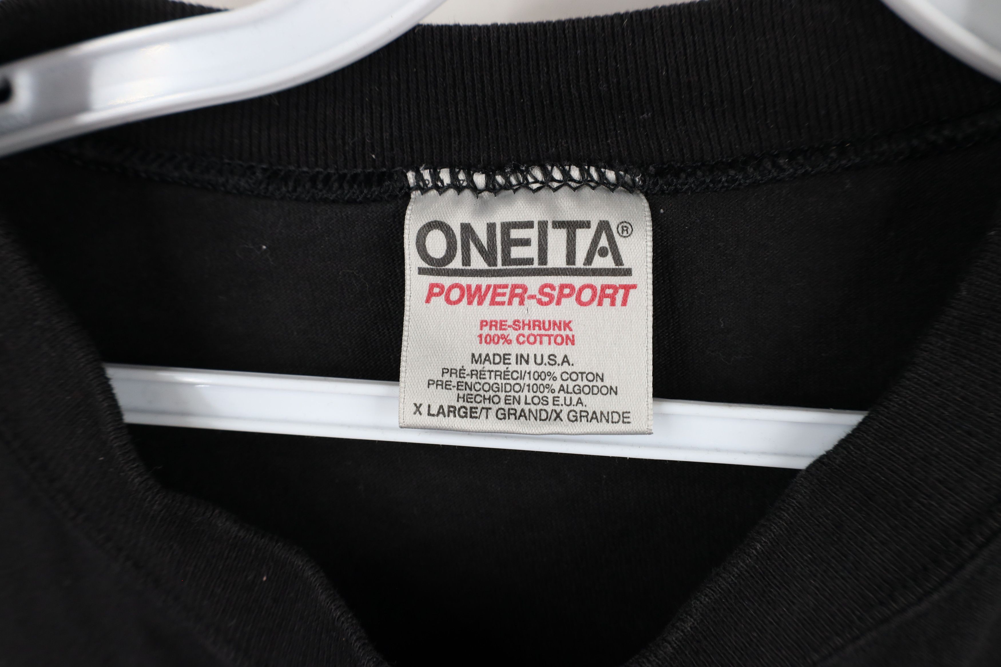 Vintage Vintage 90s Streetwear Out Outdoors T-Shirt Black Cotton USA Size US XL / EU 56 / 4 - 9 Thumbnail