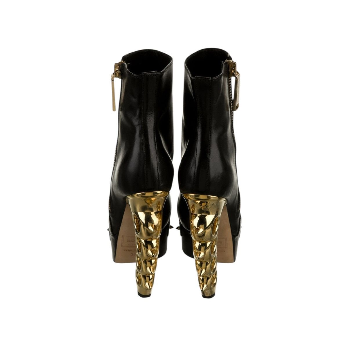 Dsquared2 Runway brass knuckle bootie heel Size US 6 / IT 36 - 4 Thumbnail