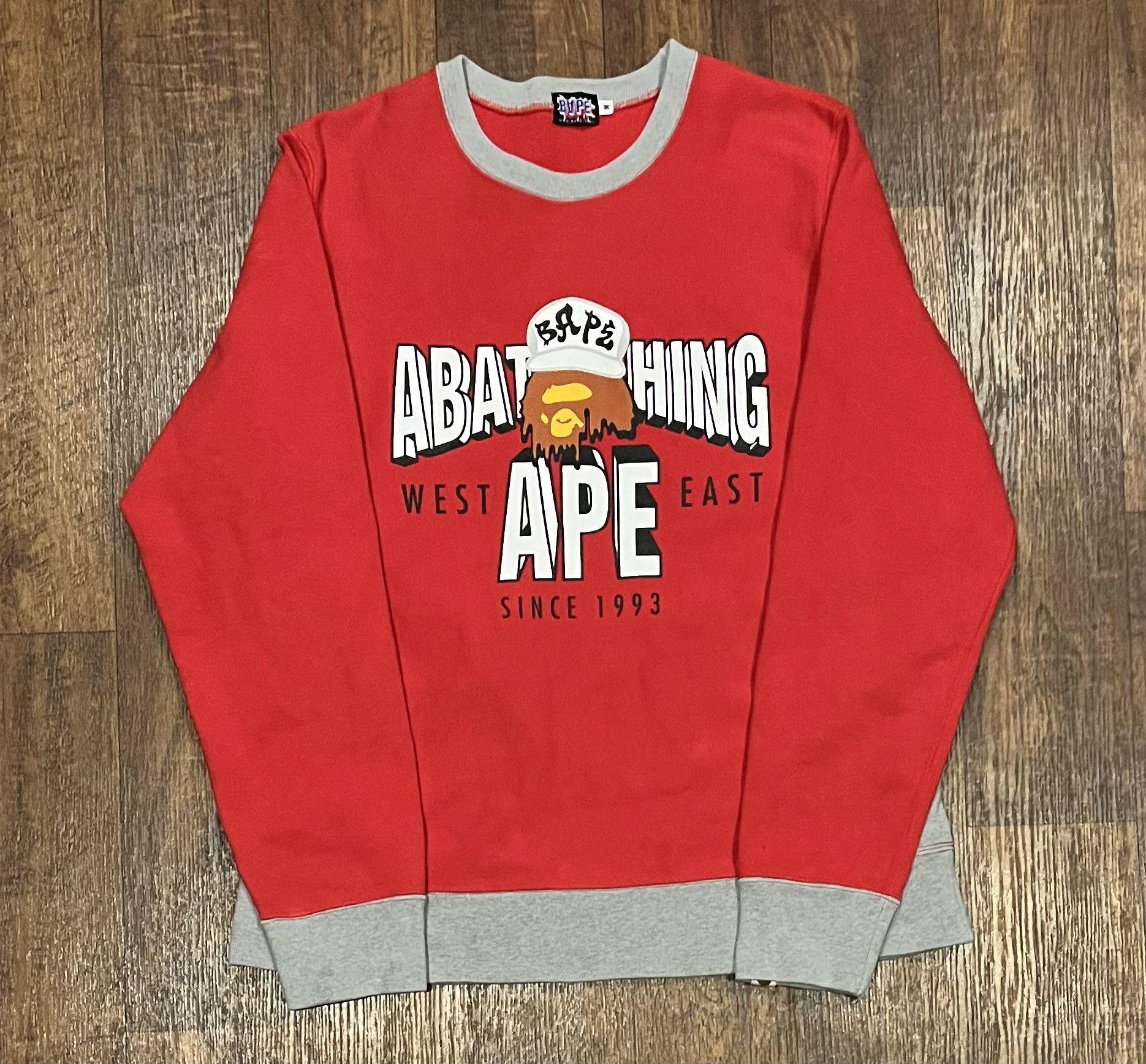 Bape Bape crew neck pullover sweatshirt Size US M / EU 48-50 / 2 - 1 Thumbnail