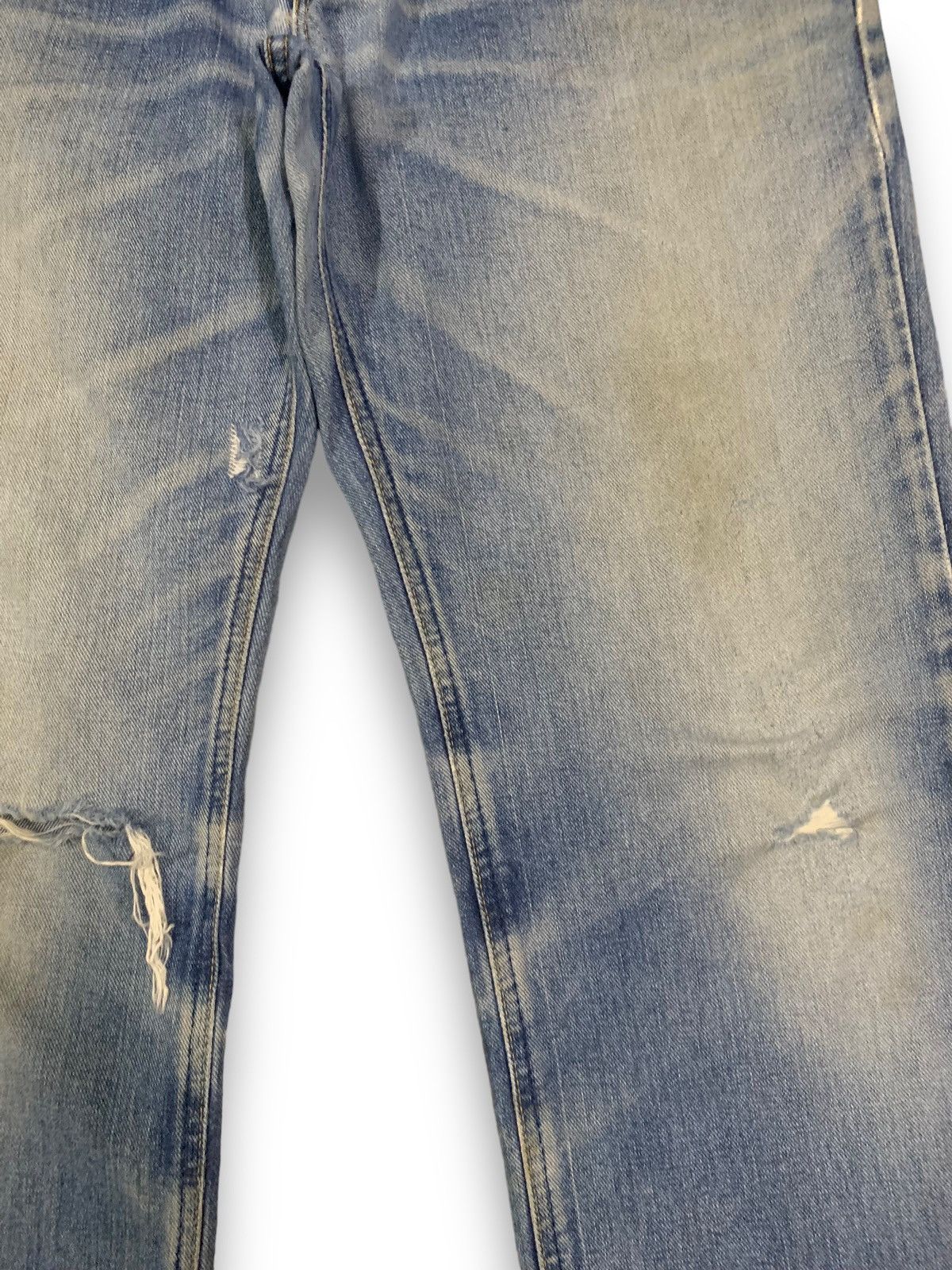 Lee Vintage Lee Riders x Edwin Mud Wash Distressed Grunge Jeans Size US 30 / EU 46 - 7 Thumbnail