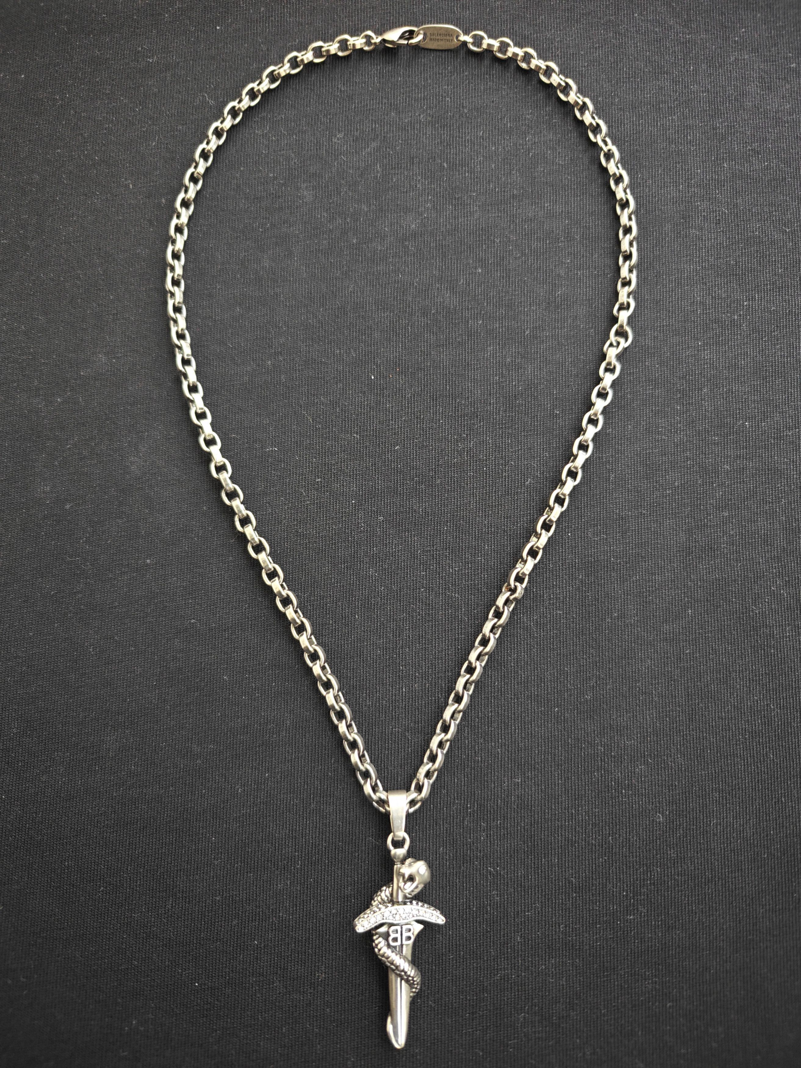 Balenciaga Goth Sword Necklace | Grailed