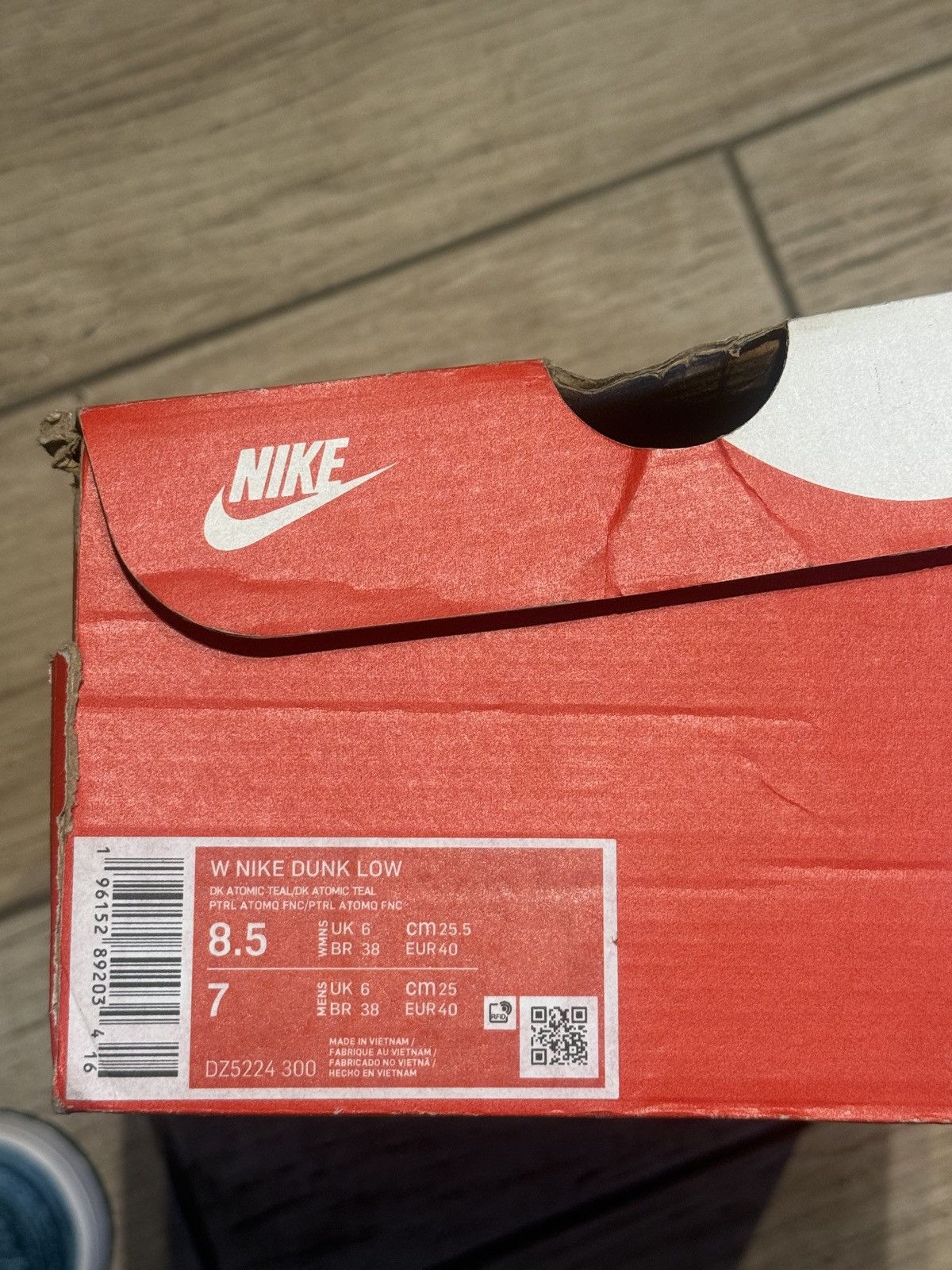 Nike Nike Dunk Low ( Velvet Teal) Size US 7.5 / IT 37.5 - 7 Thumbnail