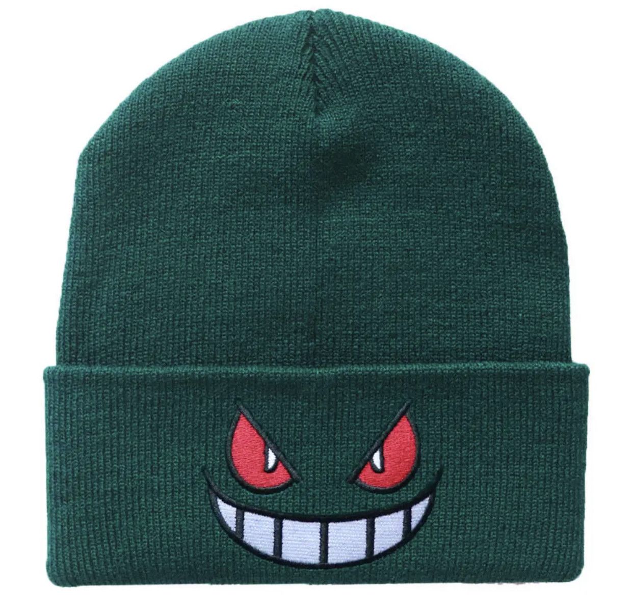 Pokemon Gengar Beanie colorful Anime Cap Pokemon Evolve Winter Hat Size ONE SIZE - 5 Thumbnail