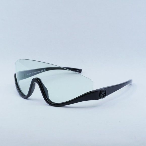 GUCCI GG1650S 005 SHINY BLACK SUNGLASSES - LOWEST PRICE!