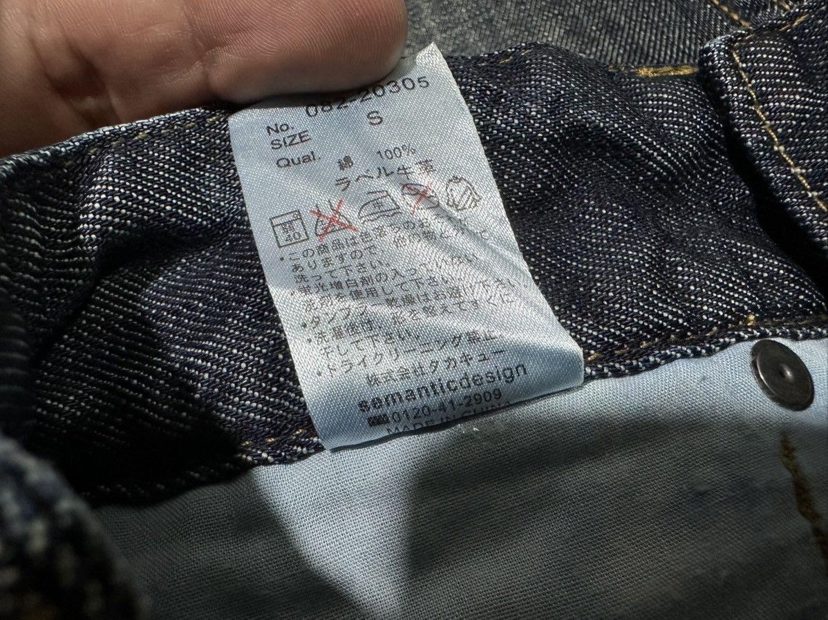 semanticdesign 🔥Sick Y2K Semantic Designs Multi Zipper Denim Punk Size US 30 / EU 46 - 11 Thumbnail