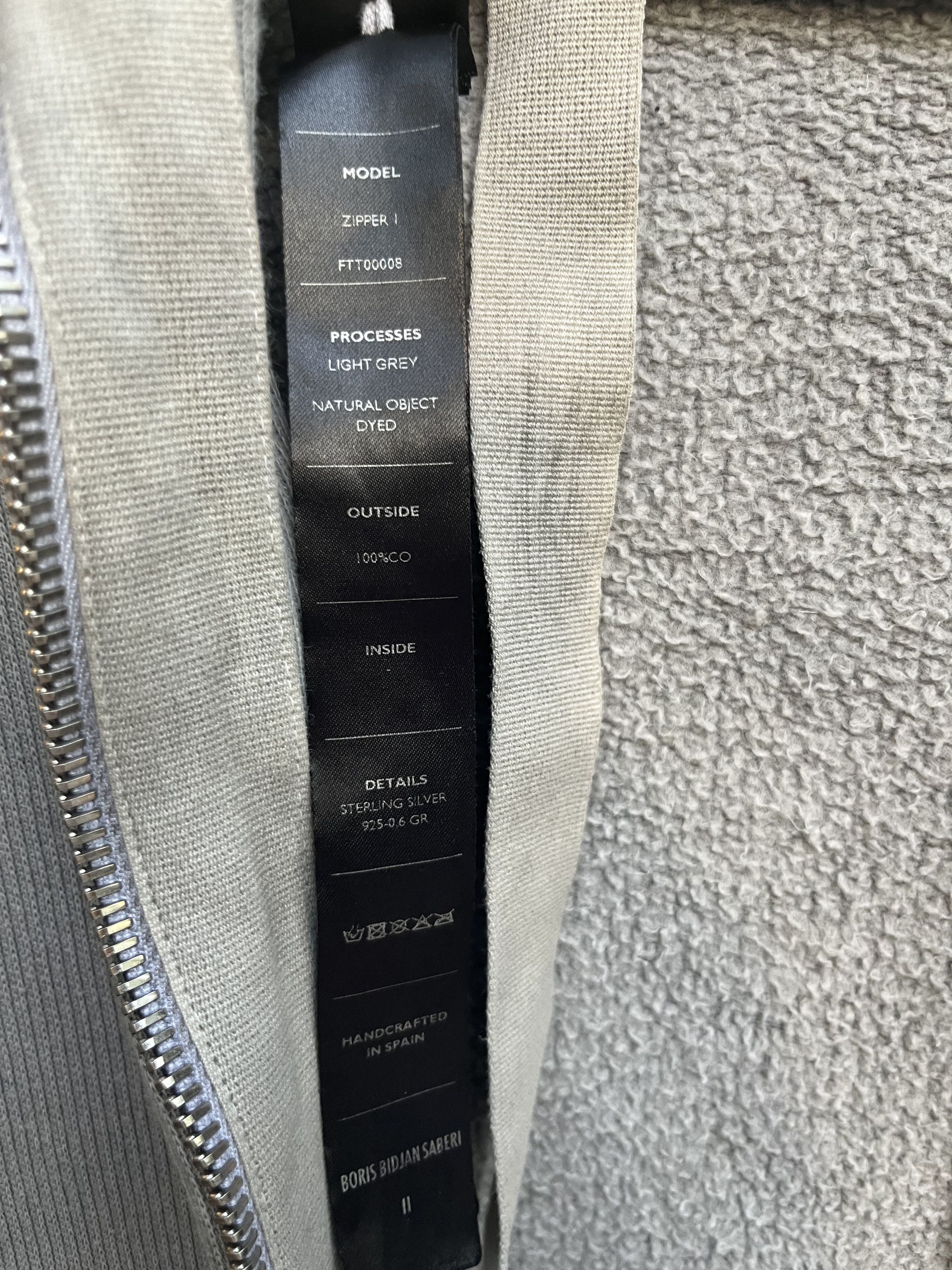 Boris Bidjan Saberi Zipper 1 Size US XXL / EU 58 / 5 - 17 Thumbnail