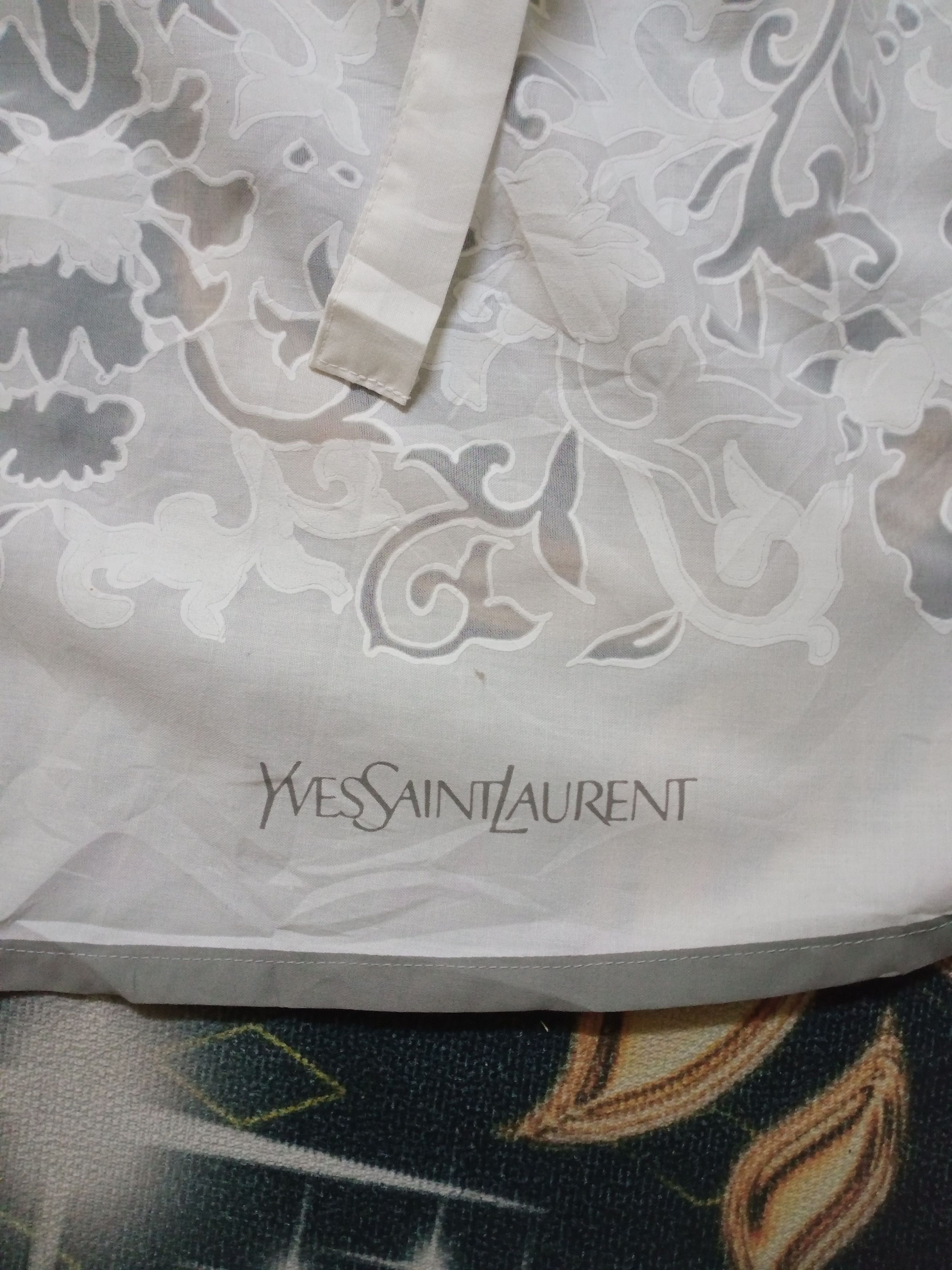Yves Saint Laurent Vintage Yves Saint Laurent Tabliers Aprons Floral Design Size ONE SIZE - 5 Thumbnail