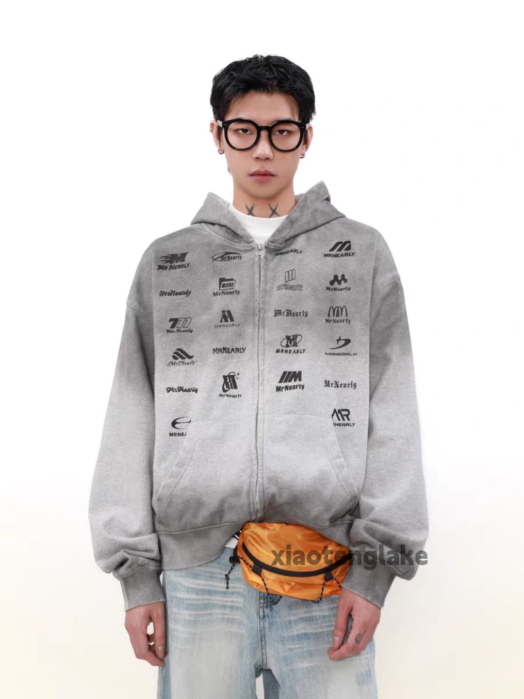 Vintage Utility skate hiphop faded punk grunge stain hoodie Size US L / EU 52-54 / 3 - 1 Thumbnail